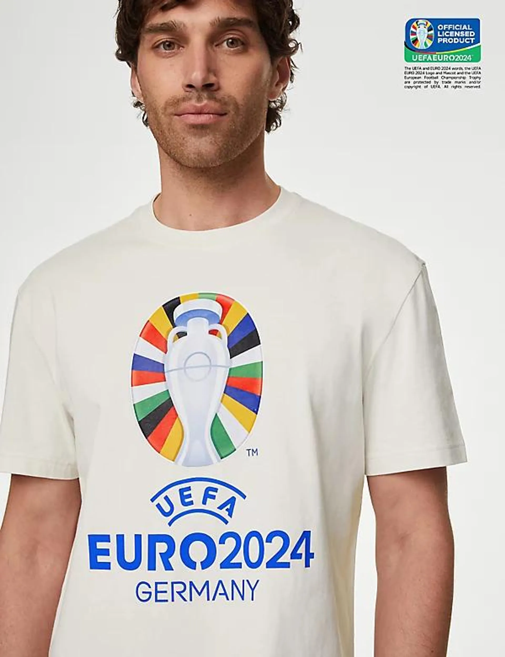 Tričko UEFA EURO2024™, z čisté bavlny