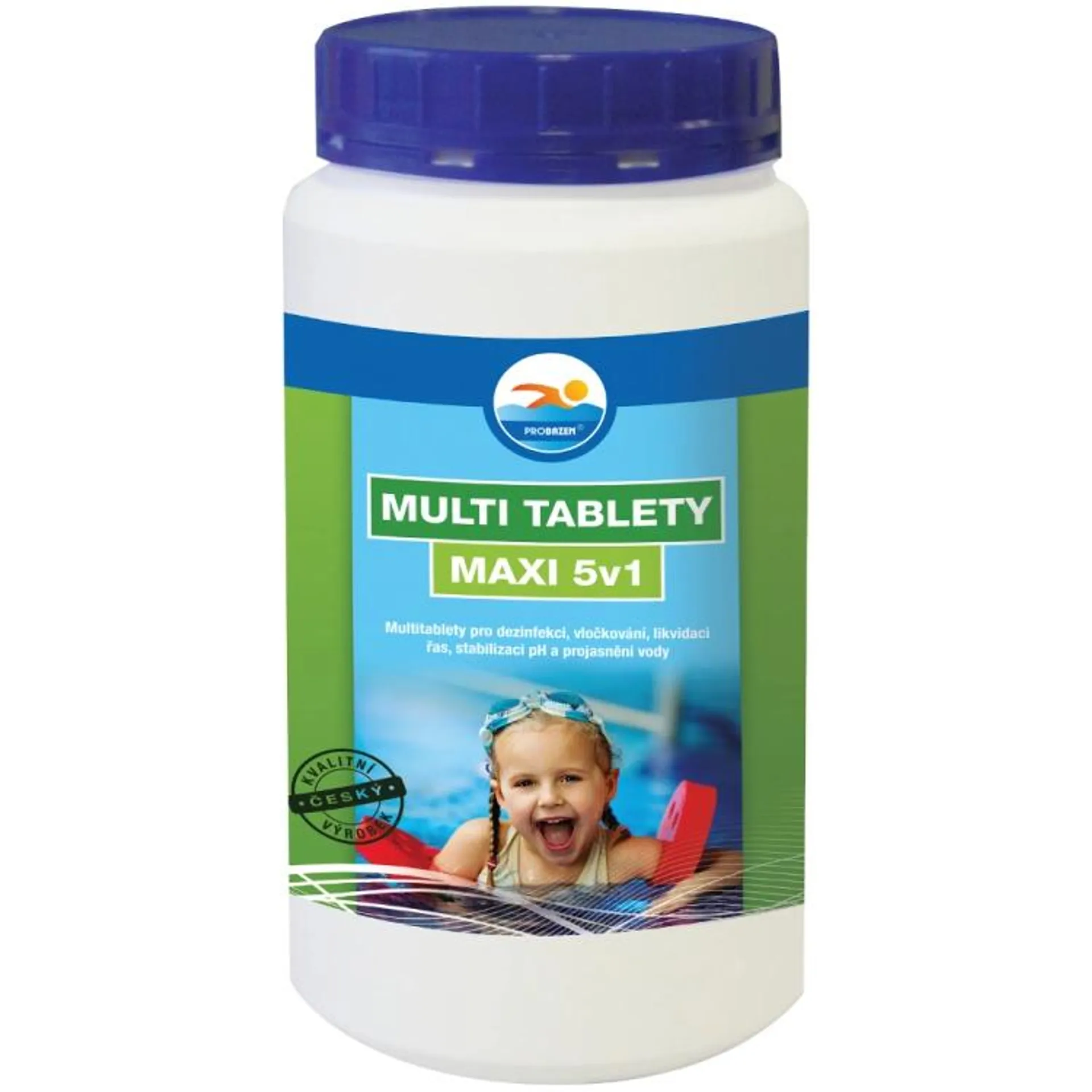 Probazen Multi tablety Maxi 5v1 multifunkční tablety do bazénů, 1 kg
