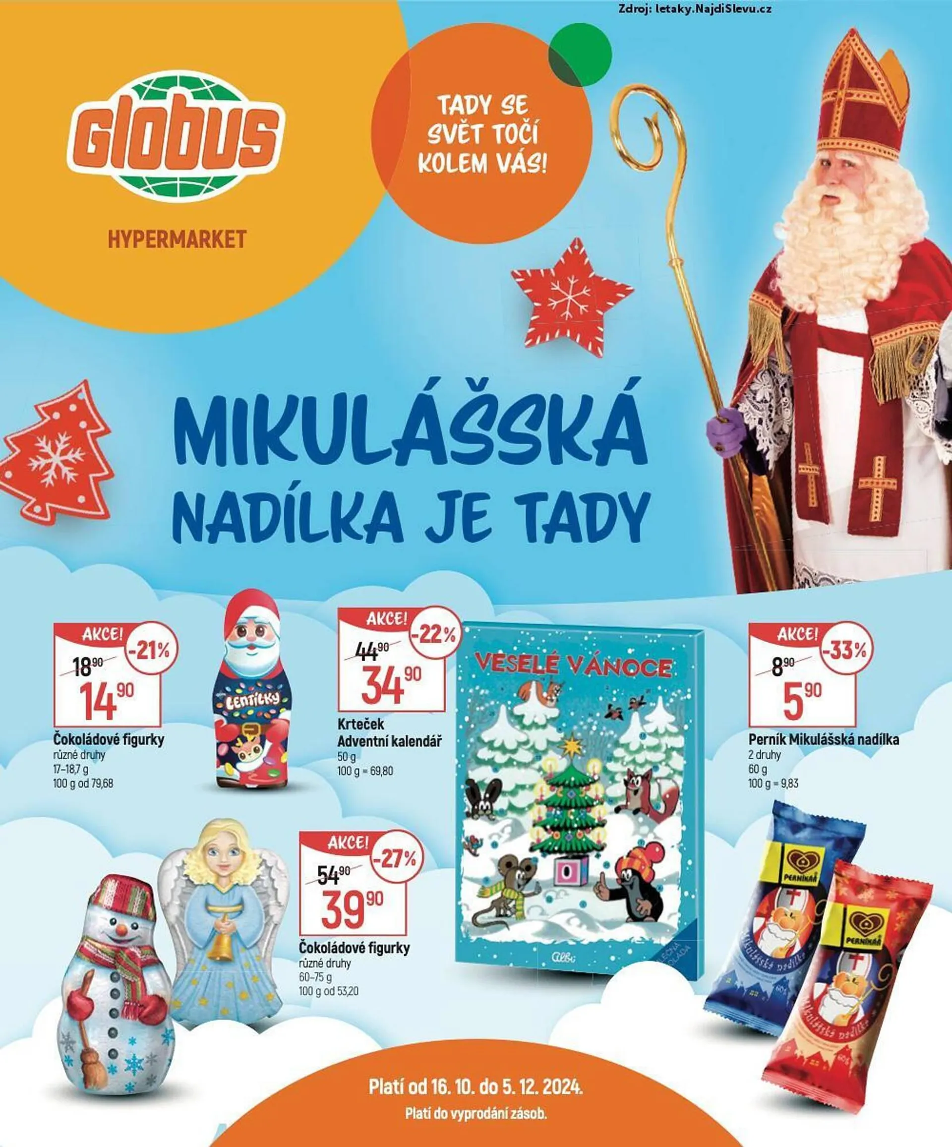 Globus leták - 16. října 5. prosince 2024 - Page 1