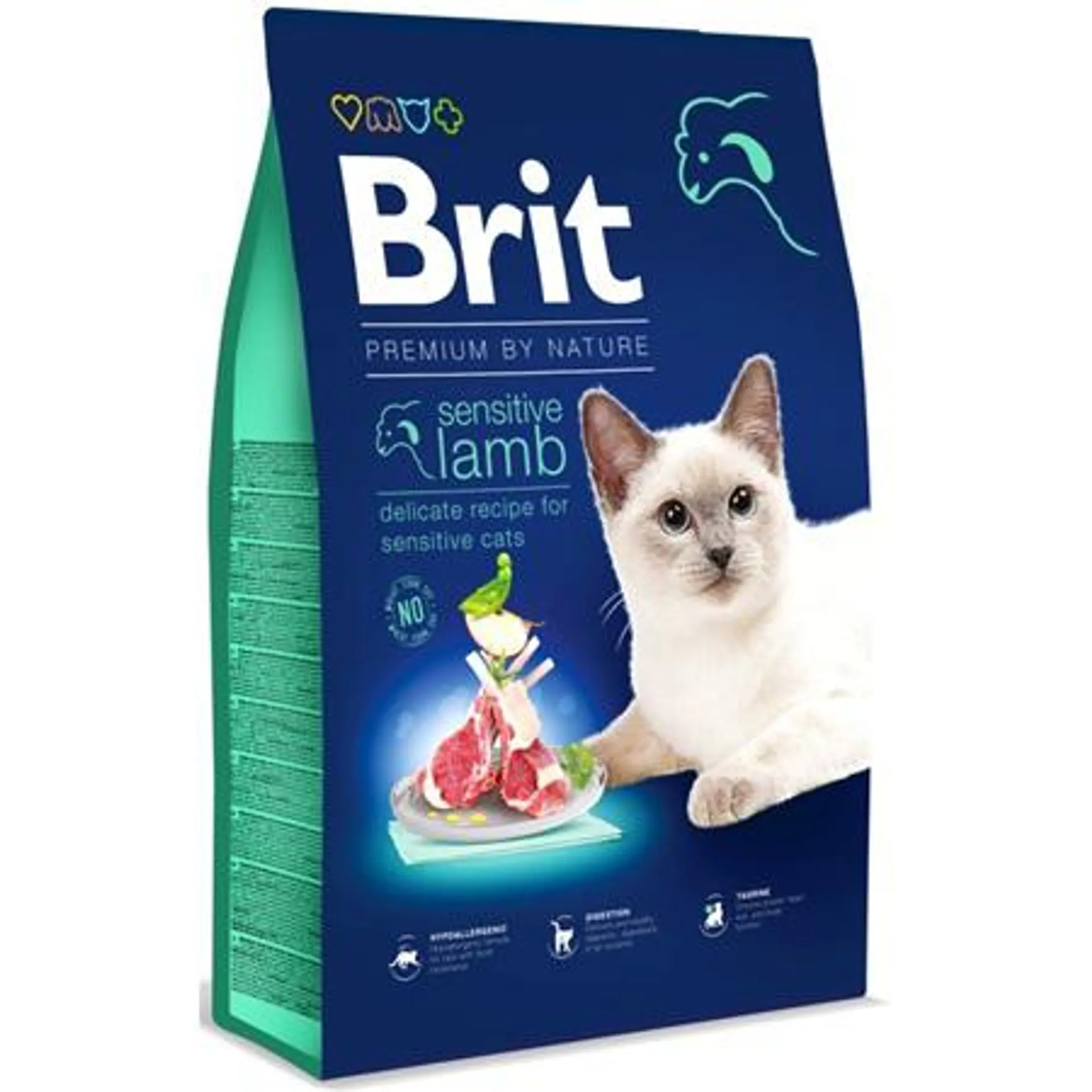 Brit Premium by Nature Cat Sensitive Lamb 8 kg