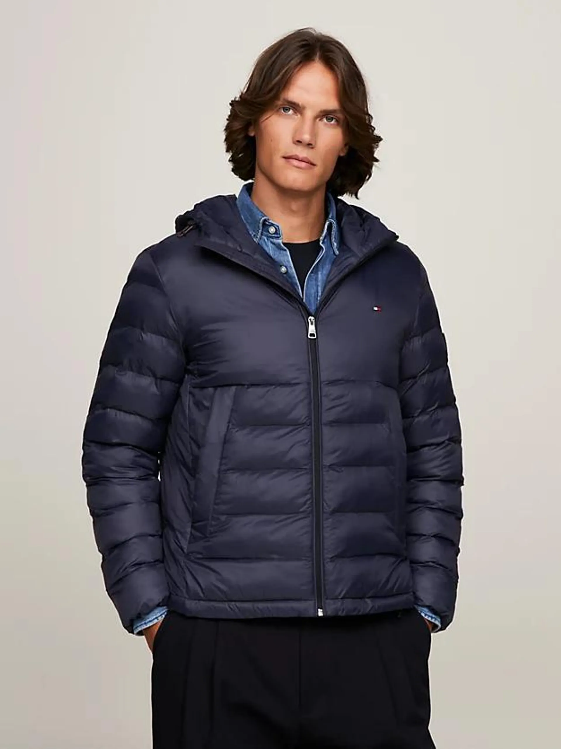 TH Warm Packable Quilted Hooded Jacket