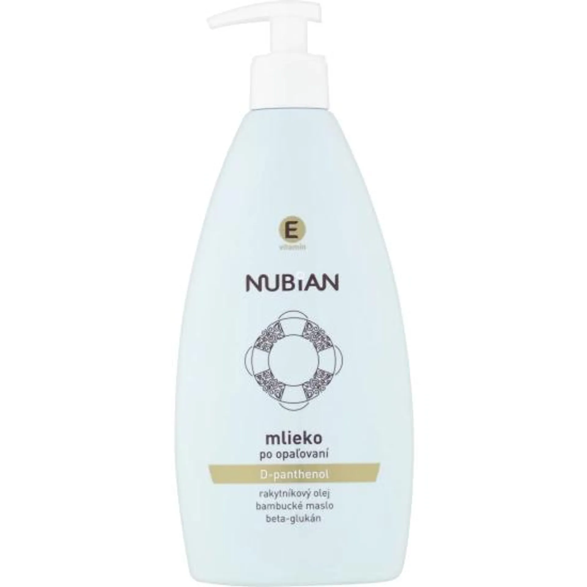 Nubian mléko po opalování s dávkovačem, 500 ml