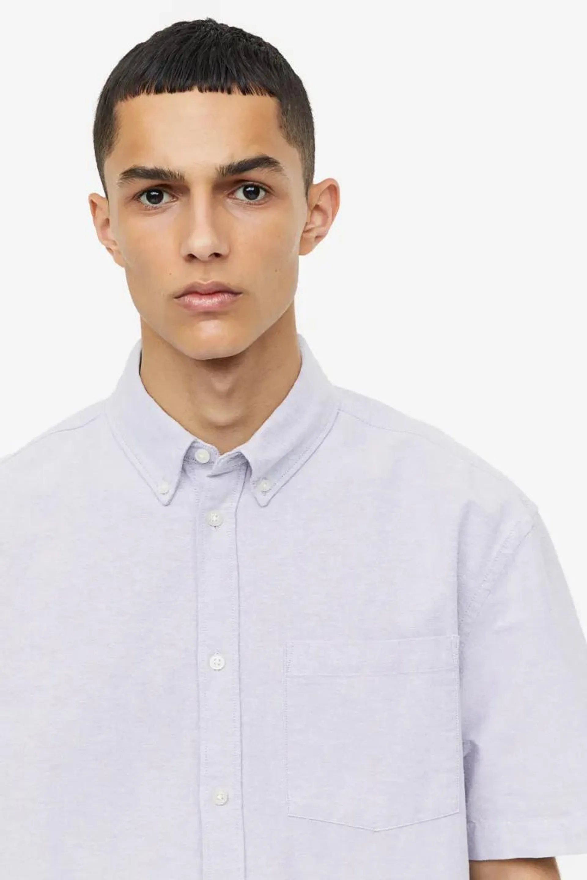 Košile oxford Relaxed Fit s krátkým rukávem