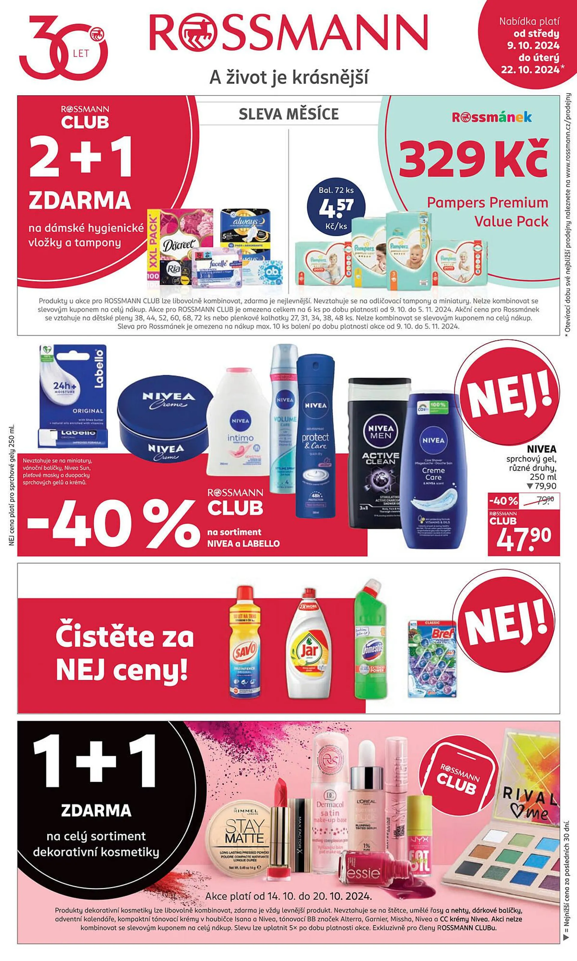 Rossmann leták - 9. října 22. října 2024 - Page 1