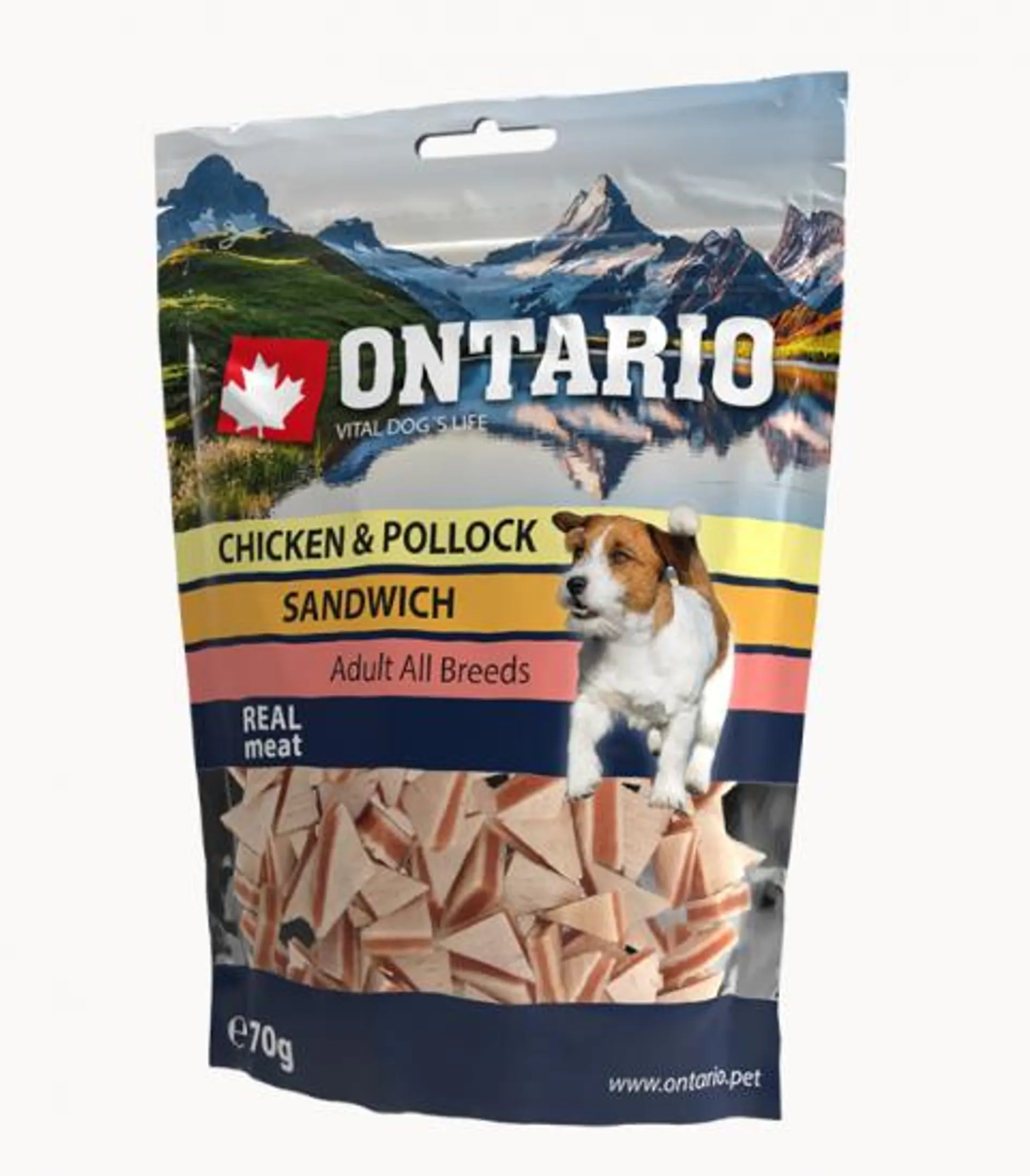 Ontario Snack Chicken Jerky Sandwich 70g