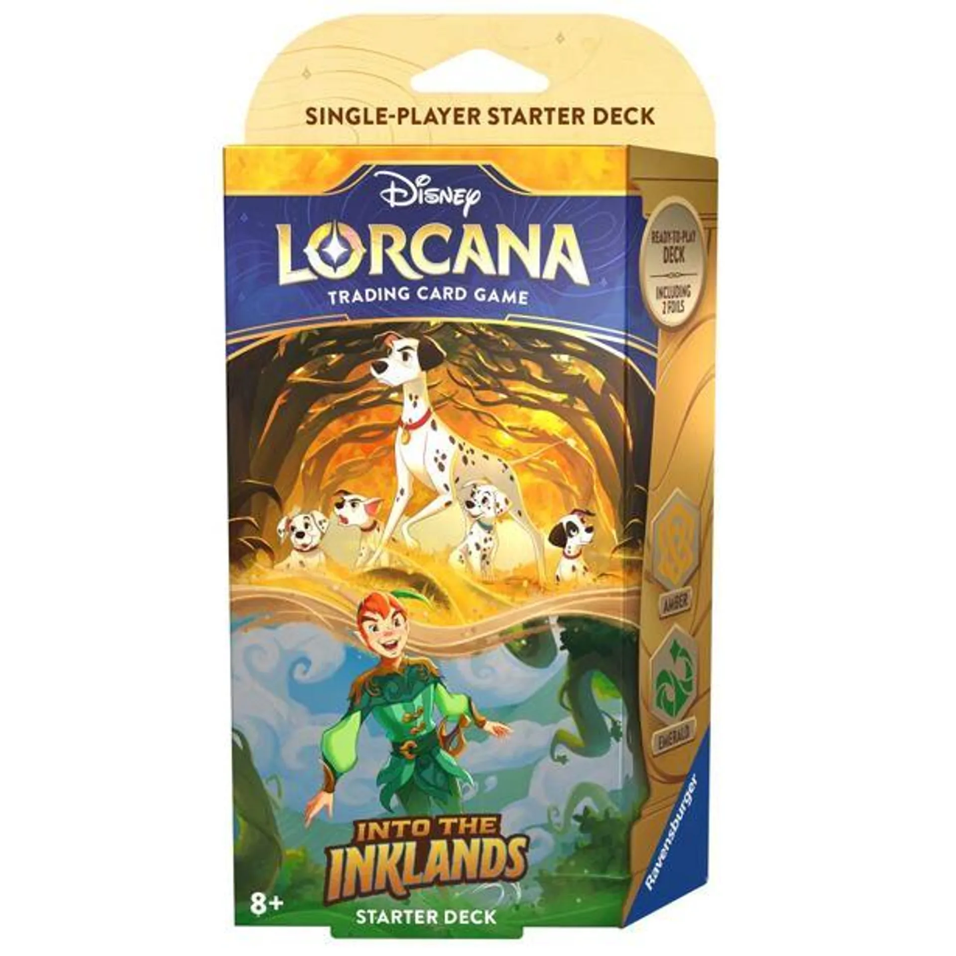 Ravensburger Disney Lorcana: Into the Inklands - Startovací balíček Jantar & Smaragd