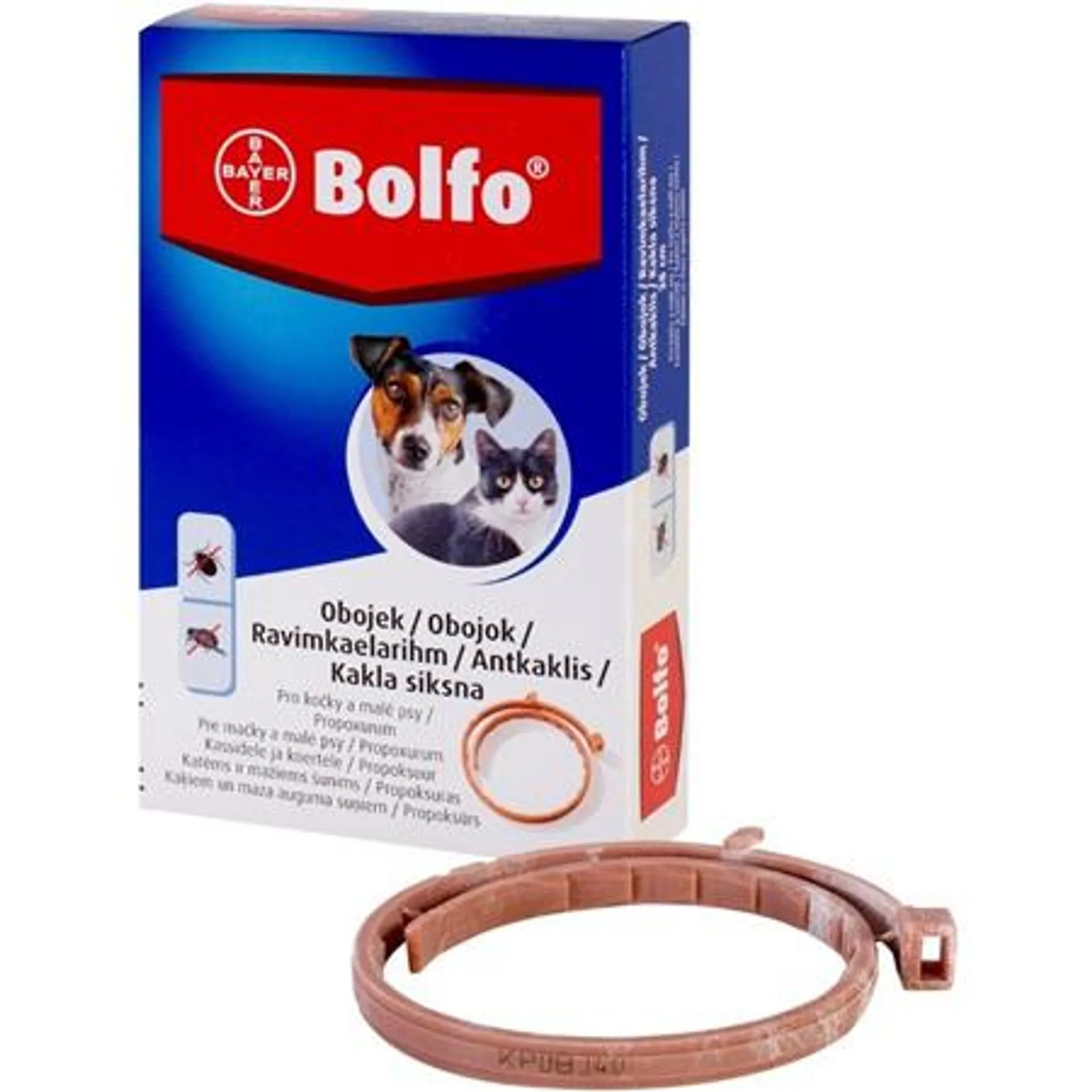 Bolfo obojek pro kočky a malé psy 38 cm