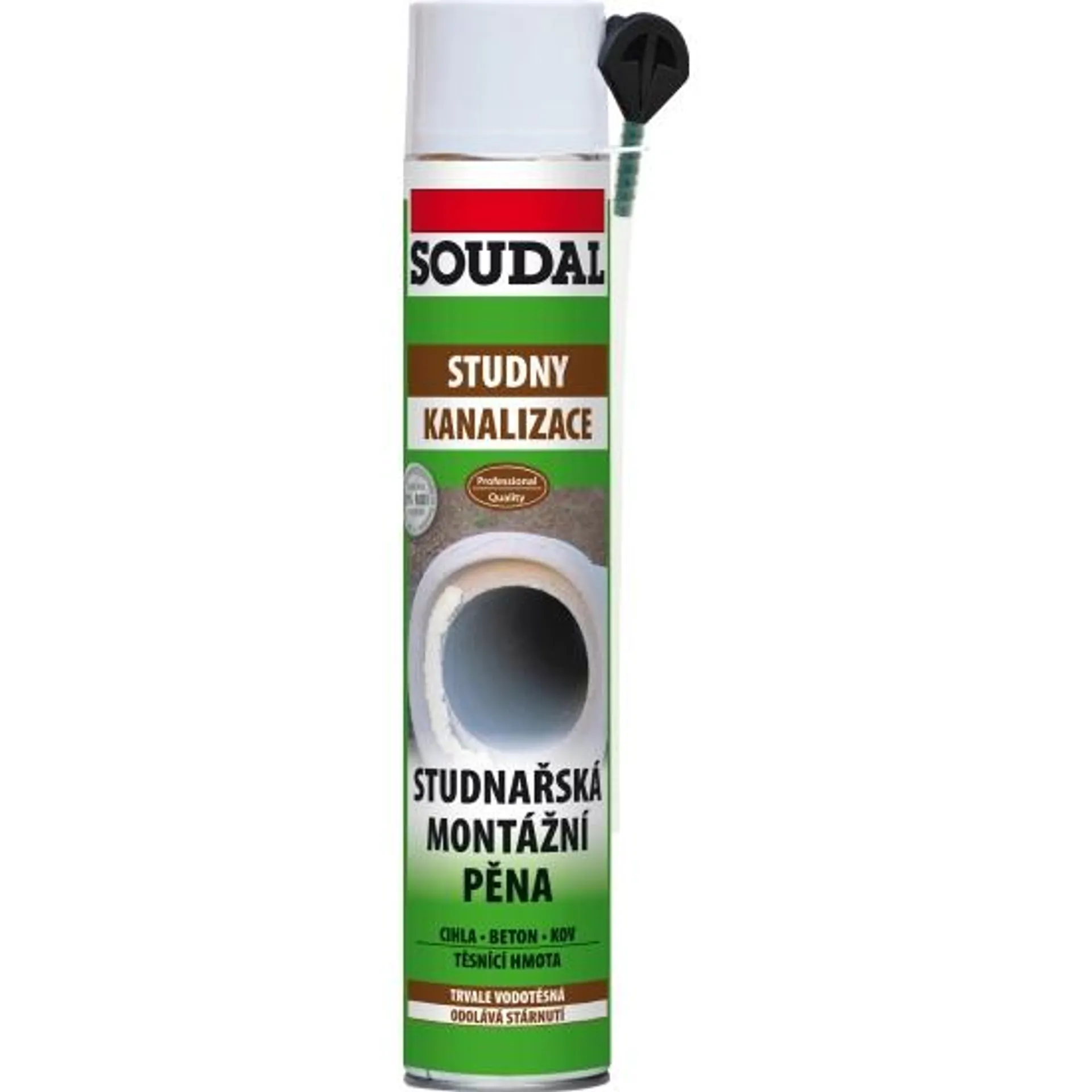 Soudal Studnařská trubičková montážní pěna vodotěsná, 750 ml