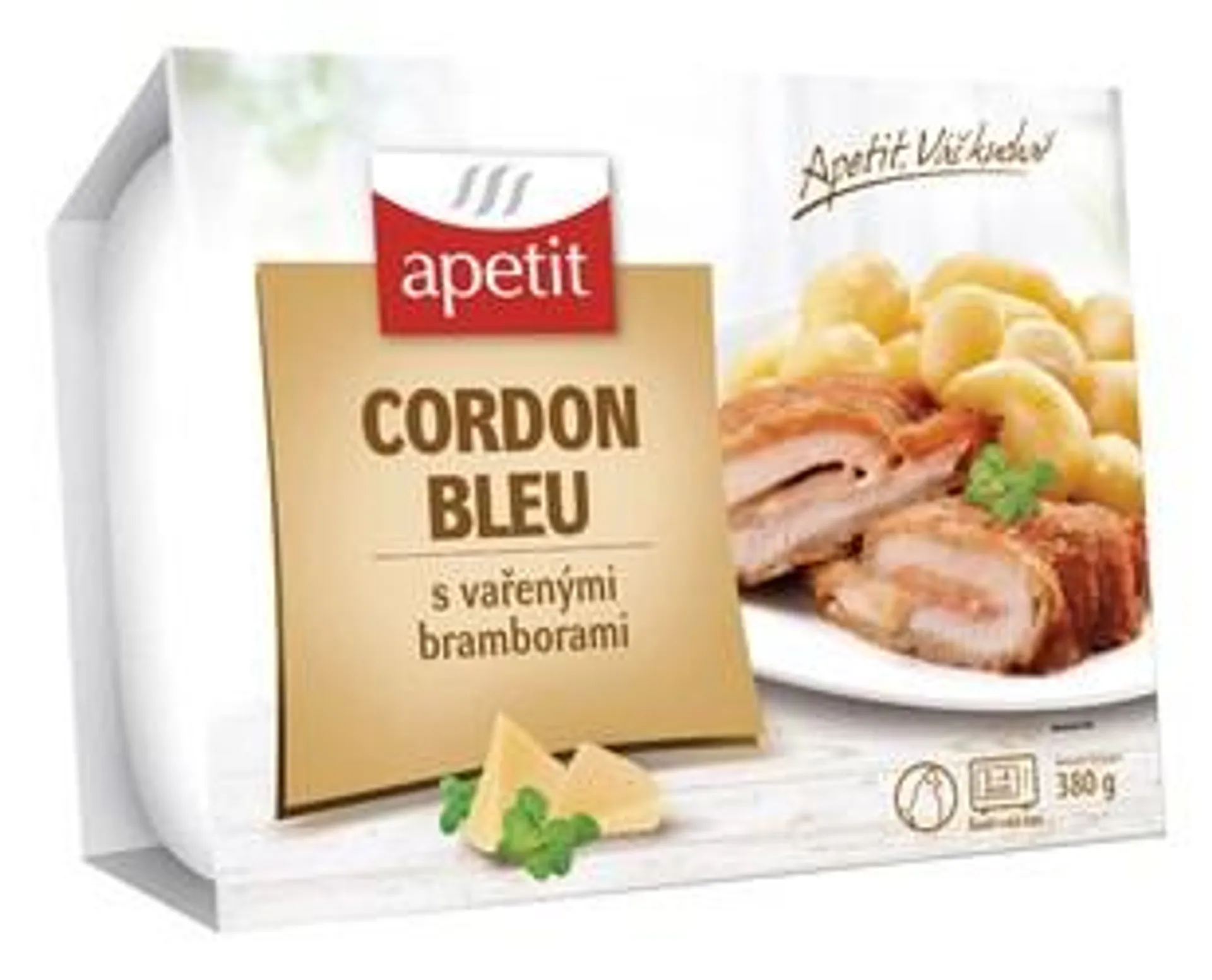 Apetit Cordon bleu s vařeným bramborem chlaz. 380 g