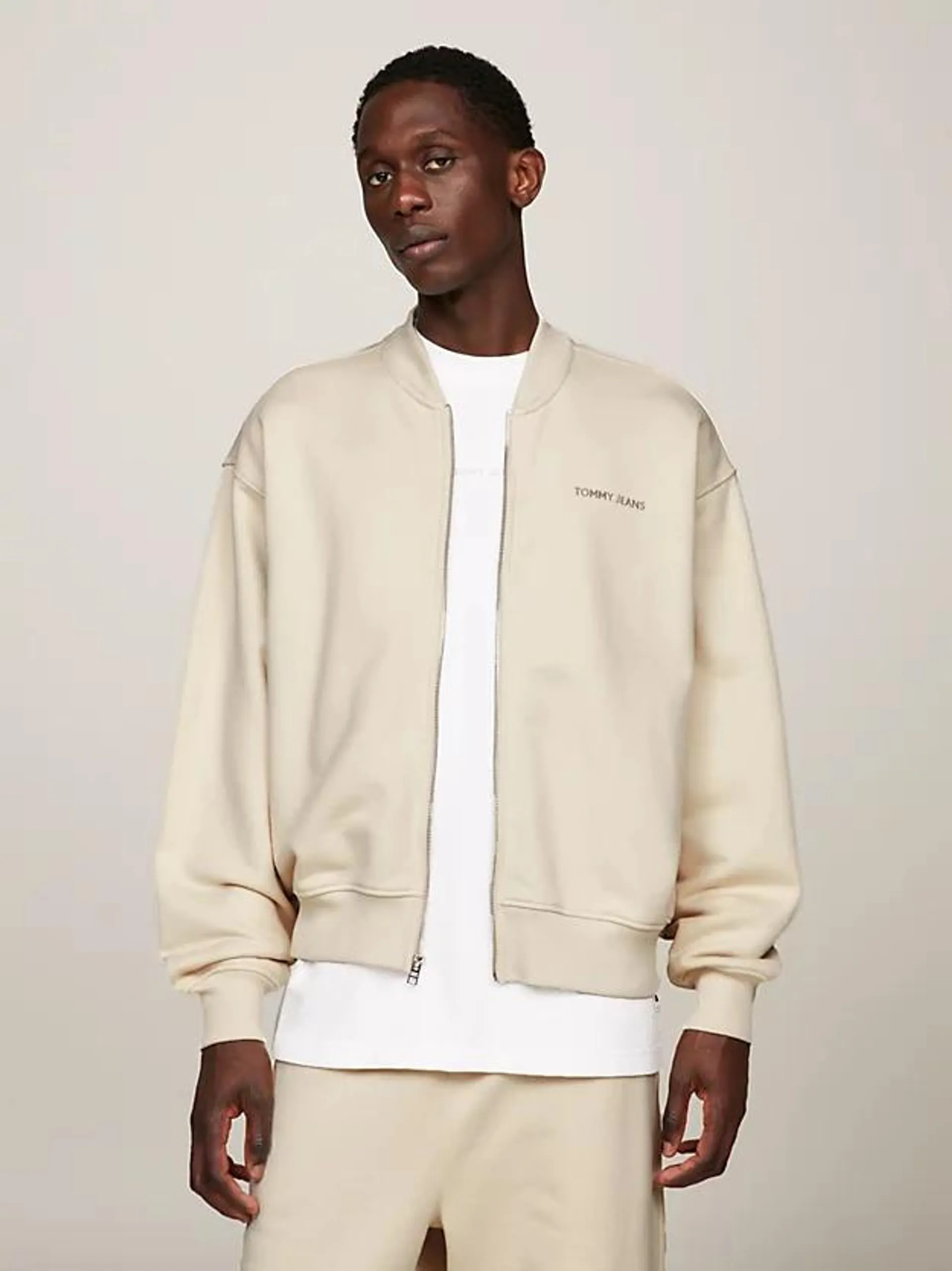 Classics Logo Boxy Bomber Jacket