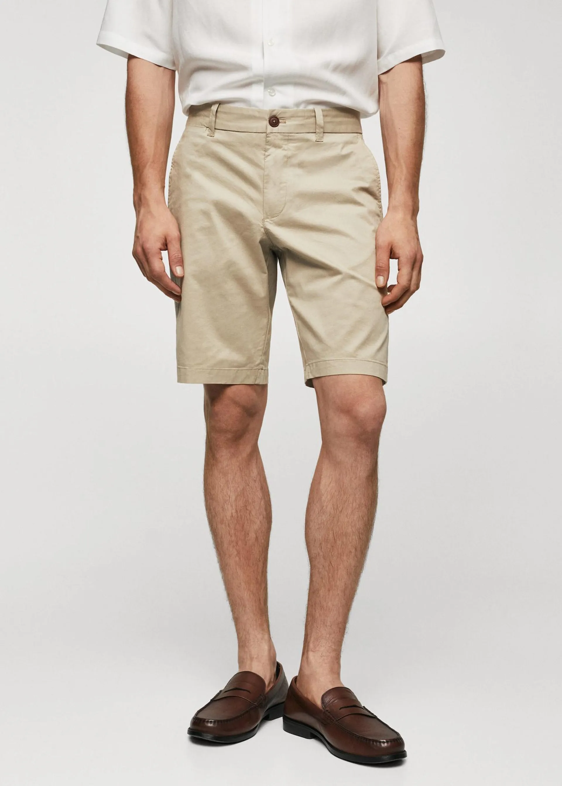 Bavlněné bermudy chino