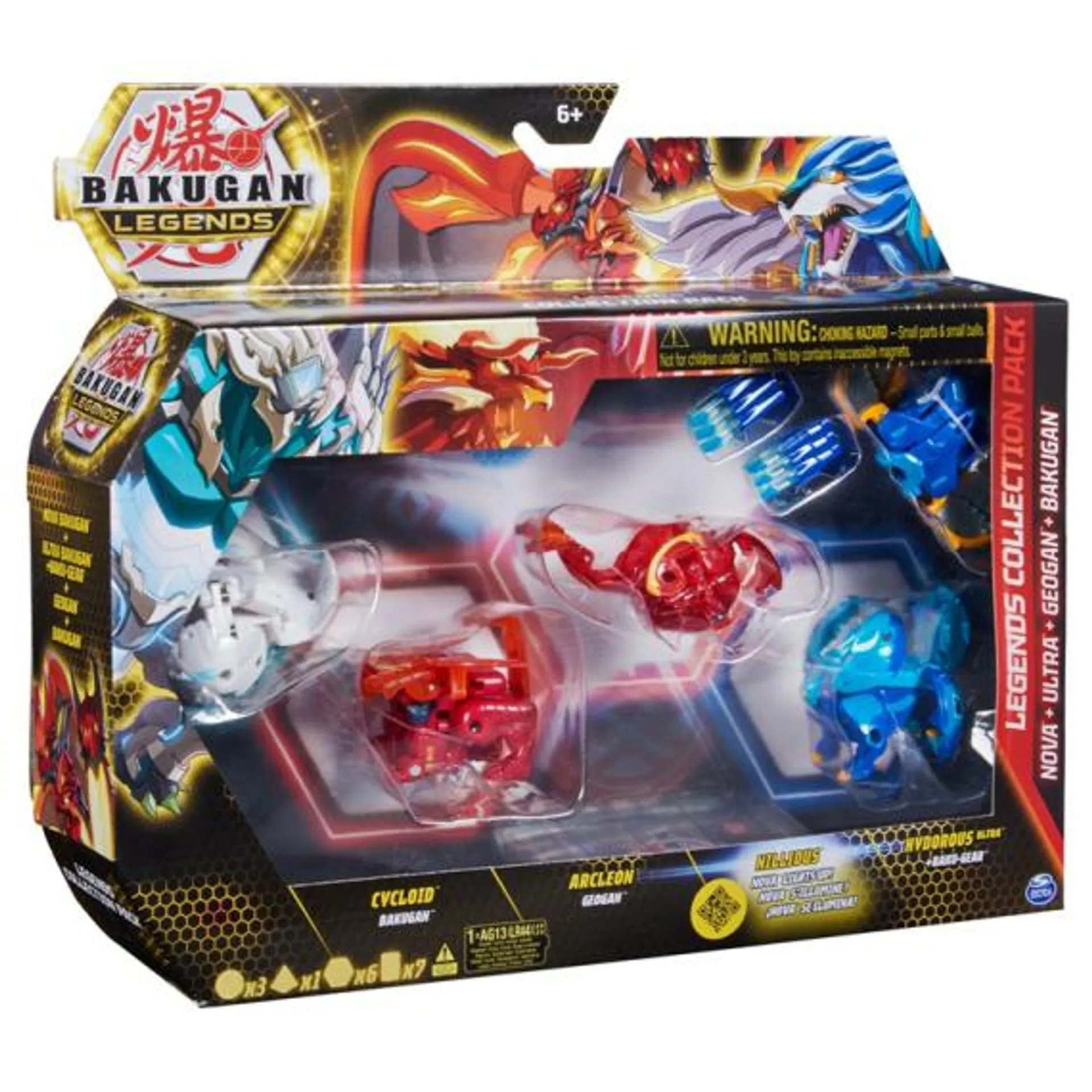 Spin Master Bakugan Sbírka legend multibalení více druhů