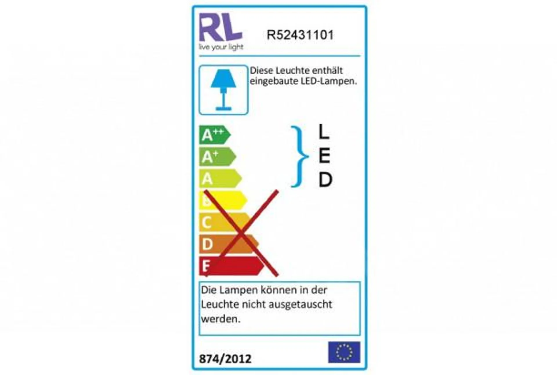 Stolni lampa Boa 52431101, bílá