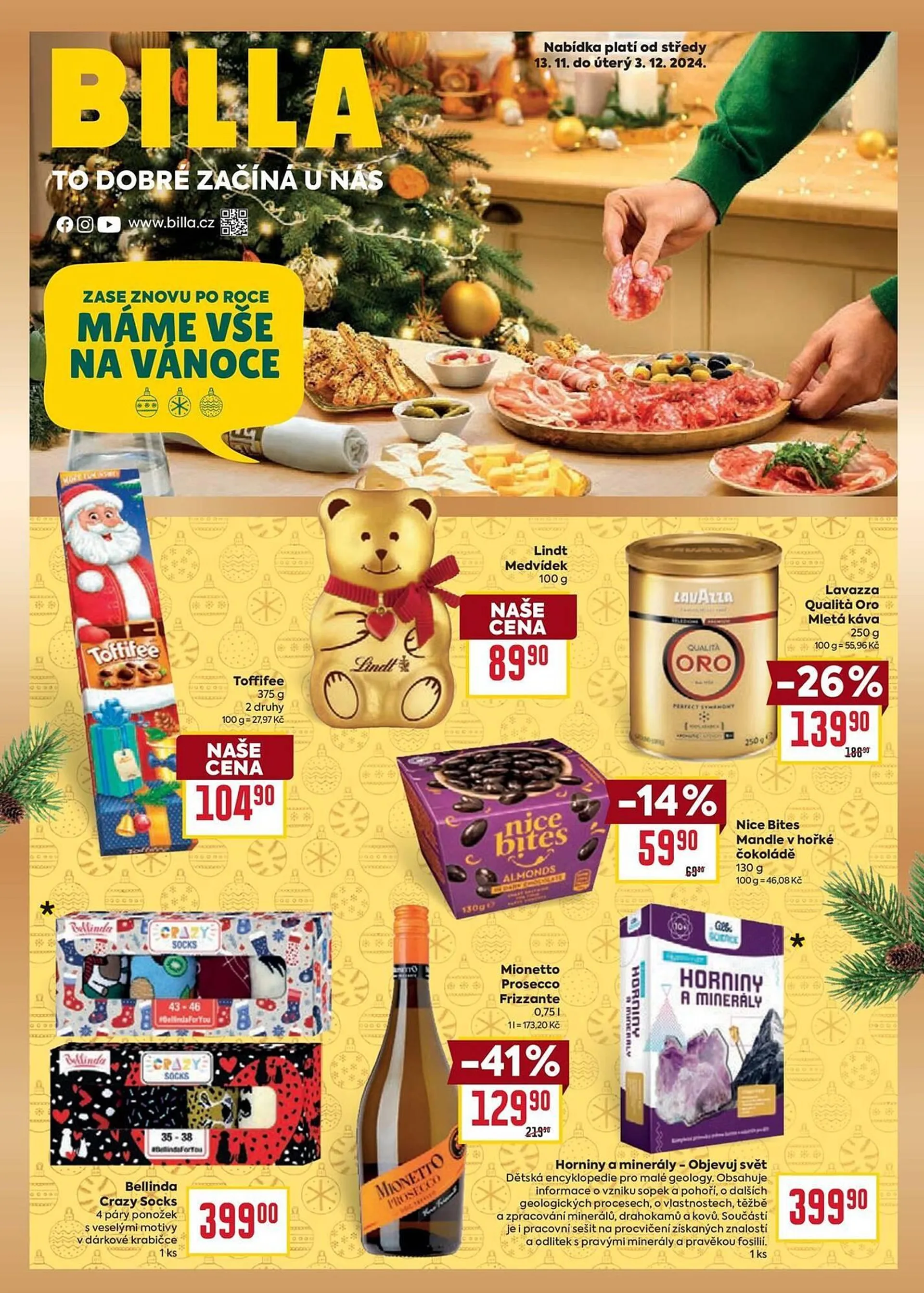 Billa leták - 13. října 3. prosince 2024 - Page 1