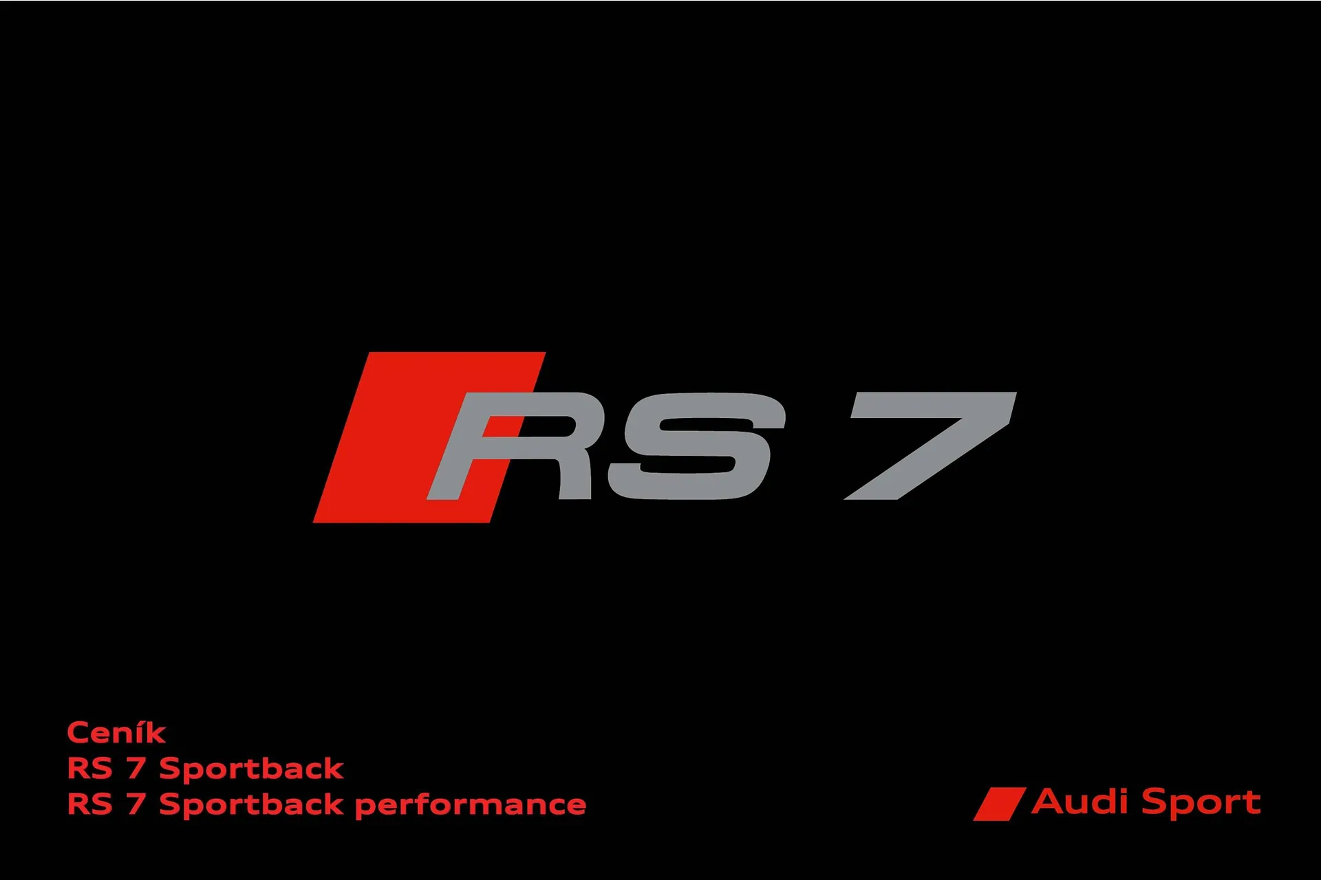 Audi RS7 leták - 1