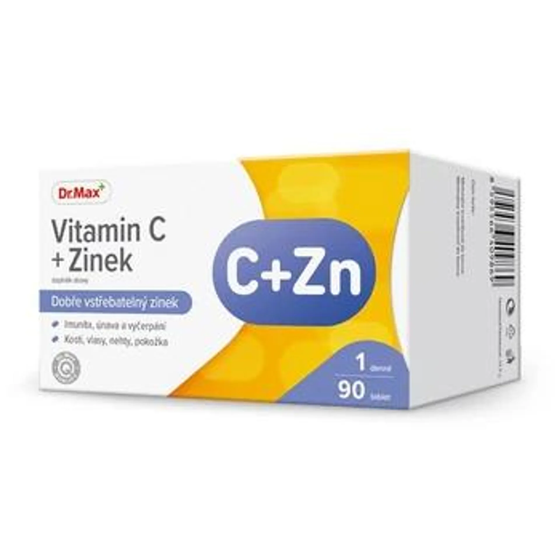 Dr. Max Vitamin C + Zinek 90 tablet