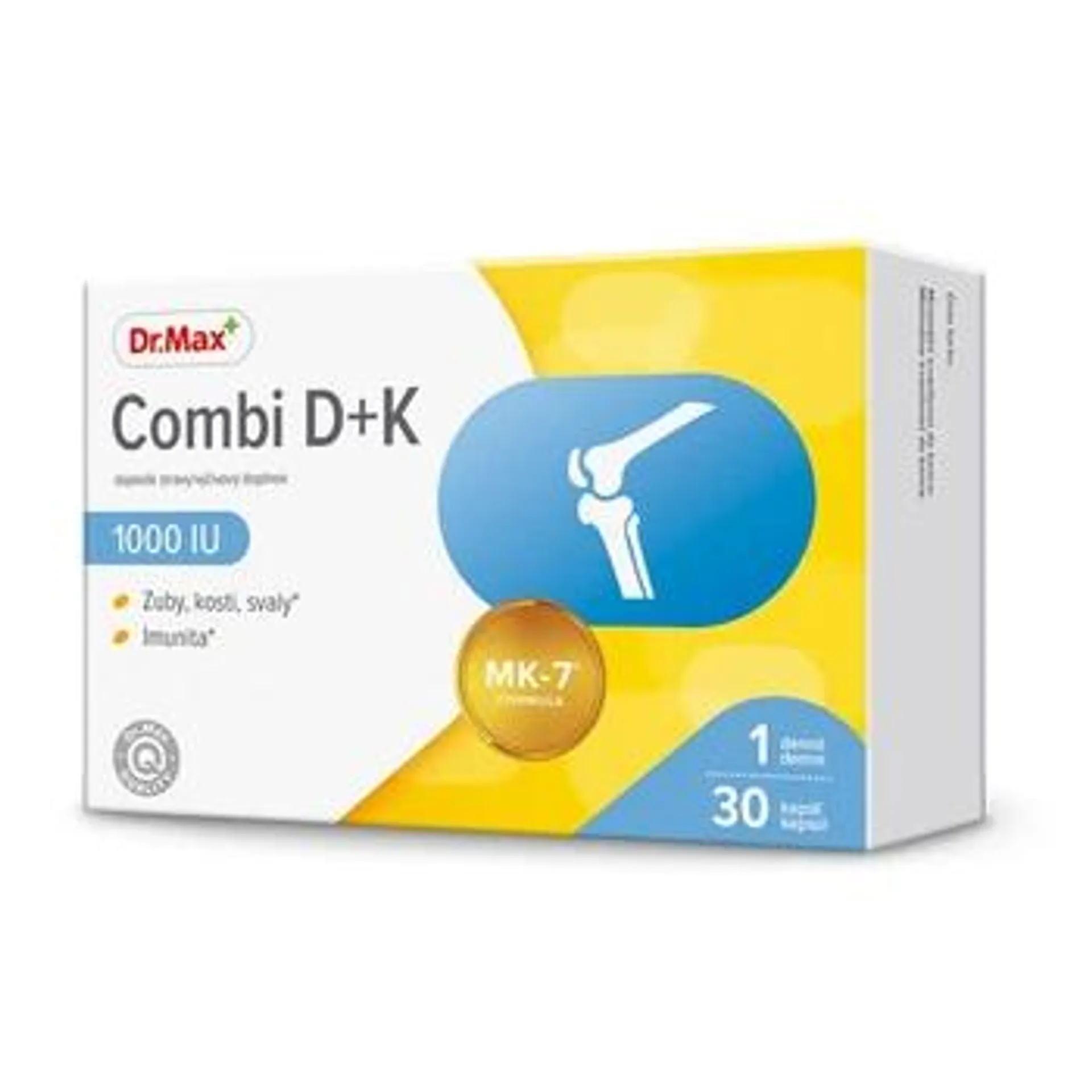 Dr. Max Combi D3 + K2 30 kapslí