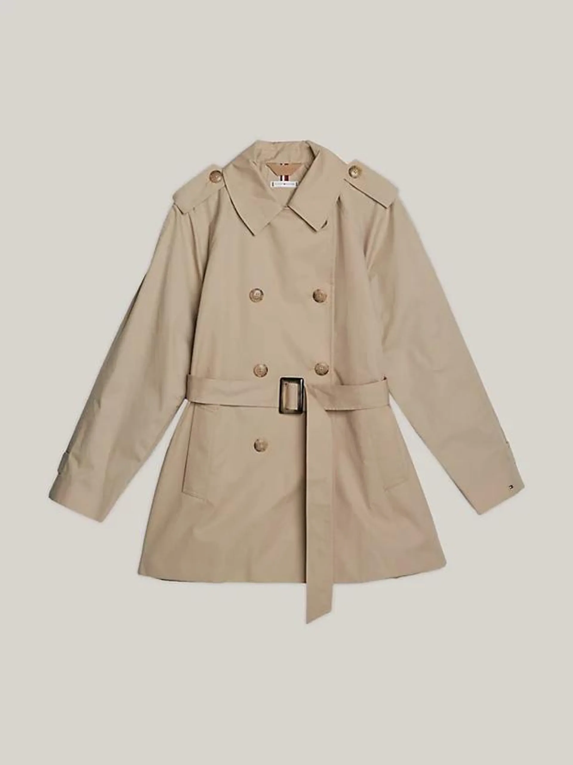 Adaptive Belted Trench Coat