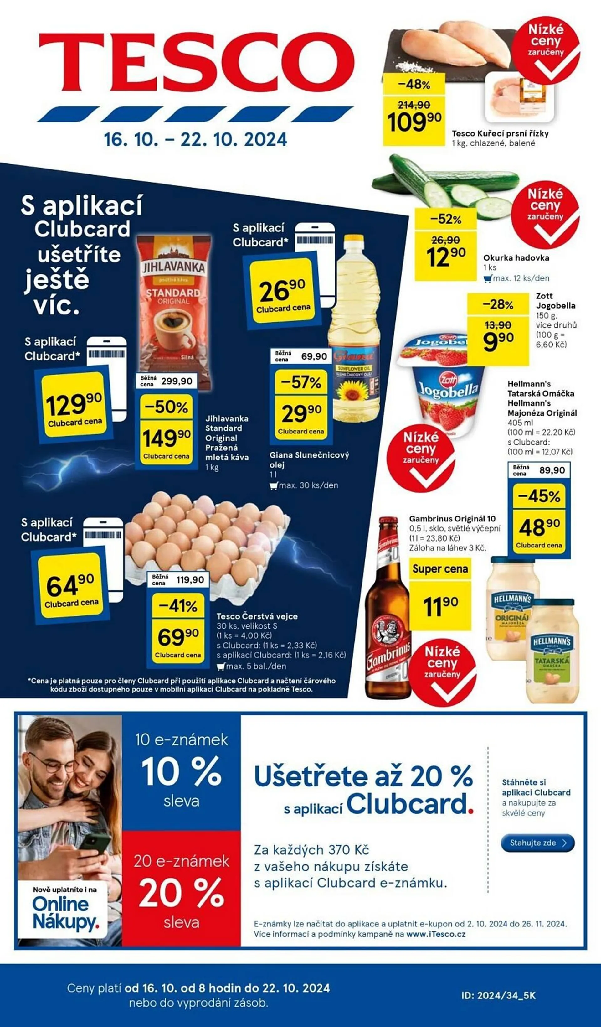 Tesco leták - 16. října 22. října 2024 - Page 1