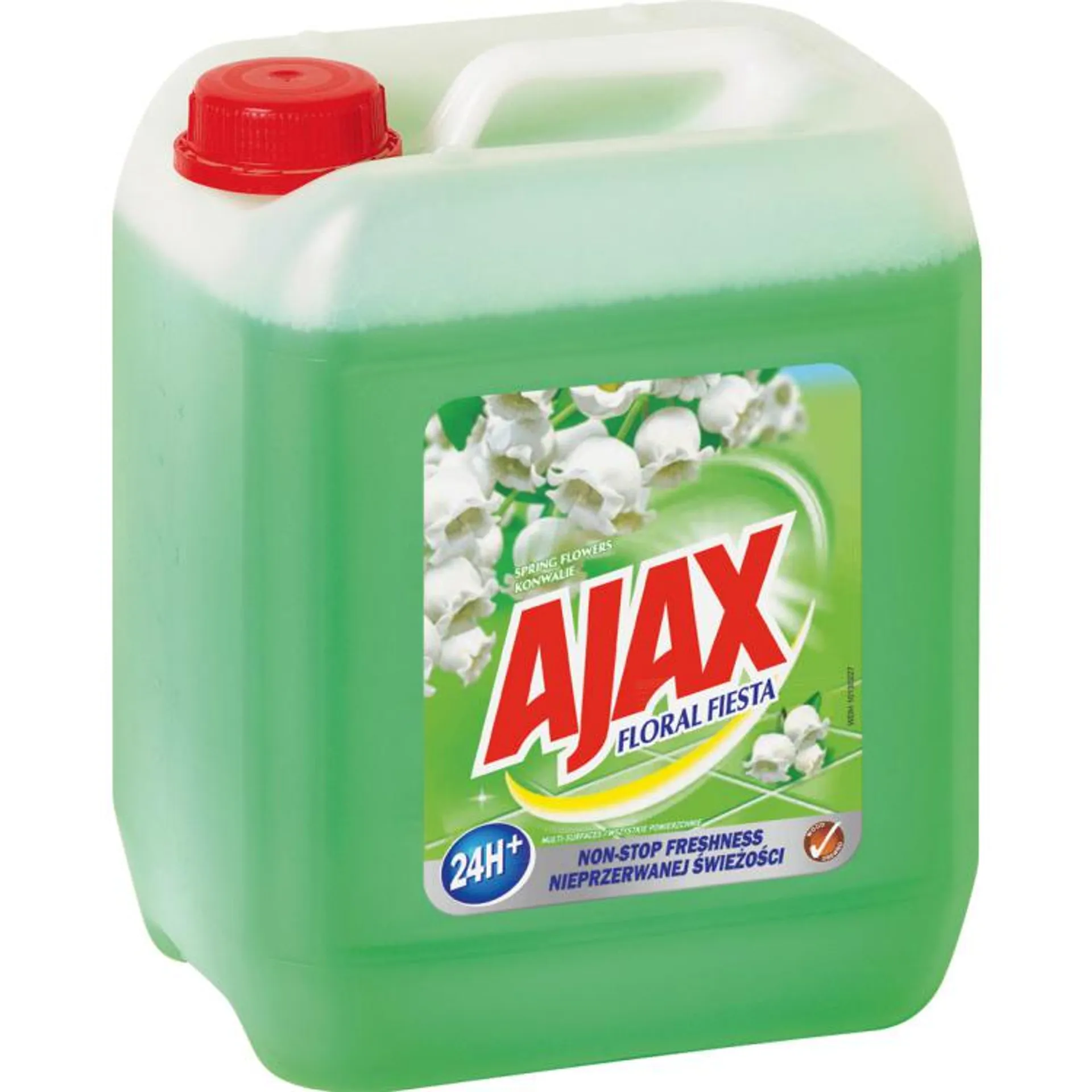 Ajax na podlahy a povrchy Floral Fiesta Spring Flowers univerzální čistící prostředek, konvalinky, 5 l