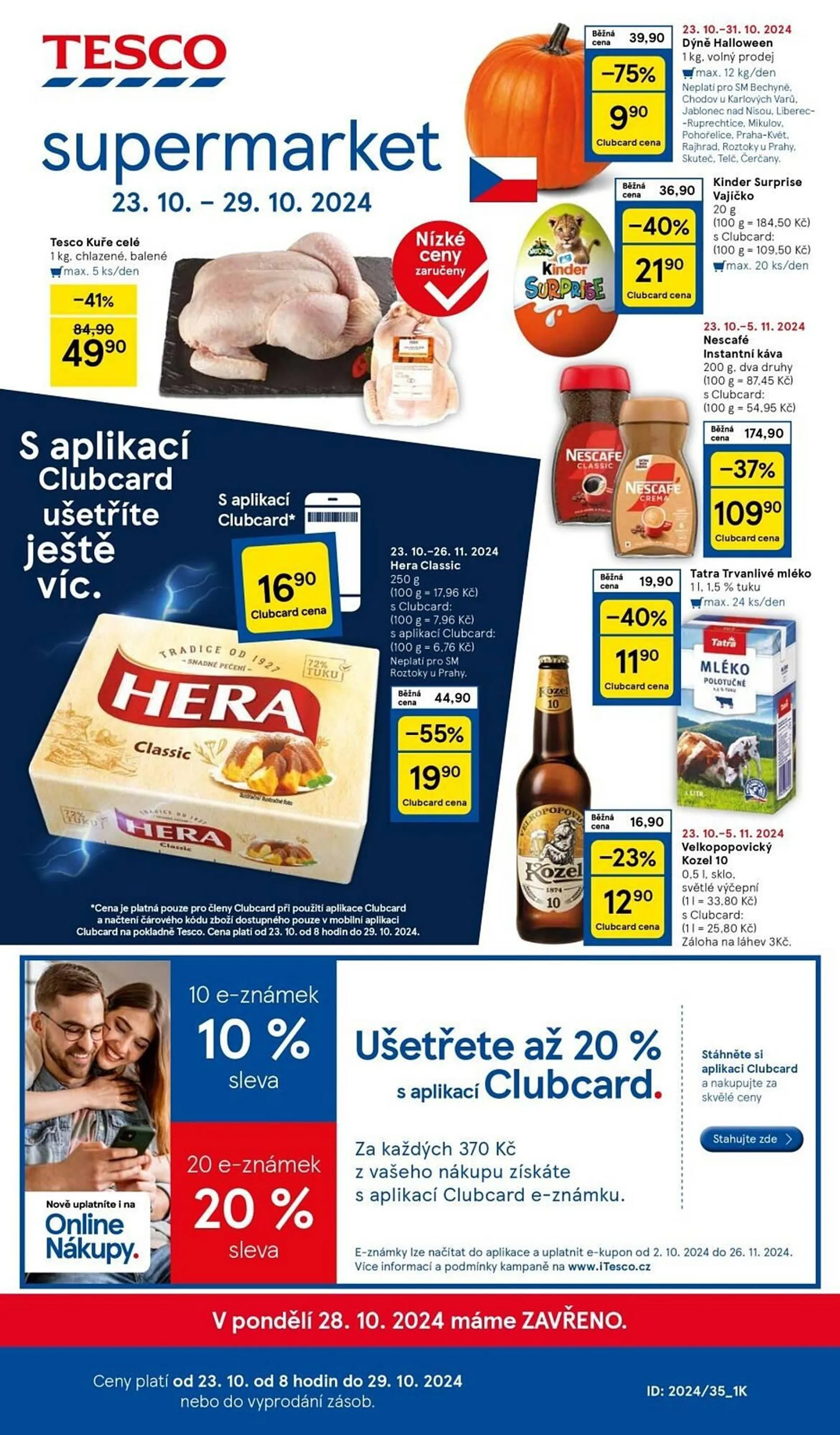 Tesco leták - 23. října 29. října 2024 - Page 1