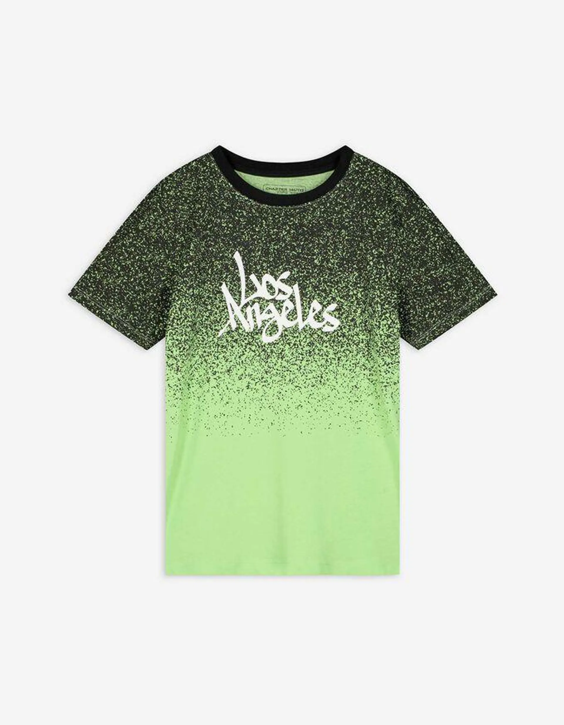 T-shirt - Message imprimé - Vert clair