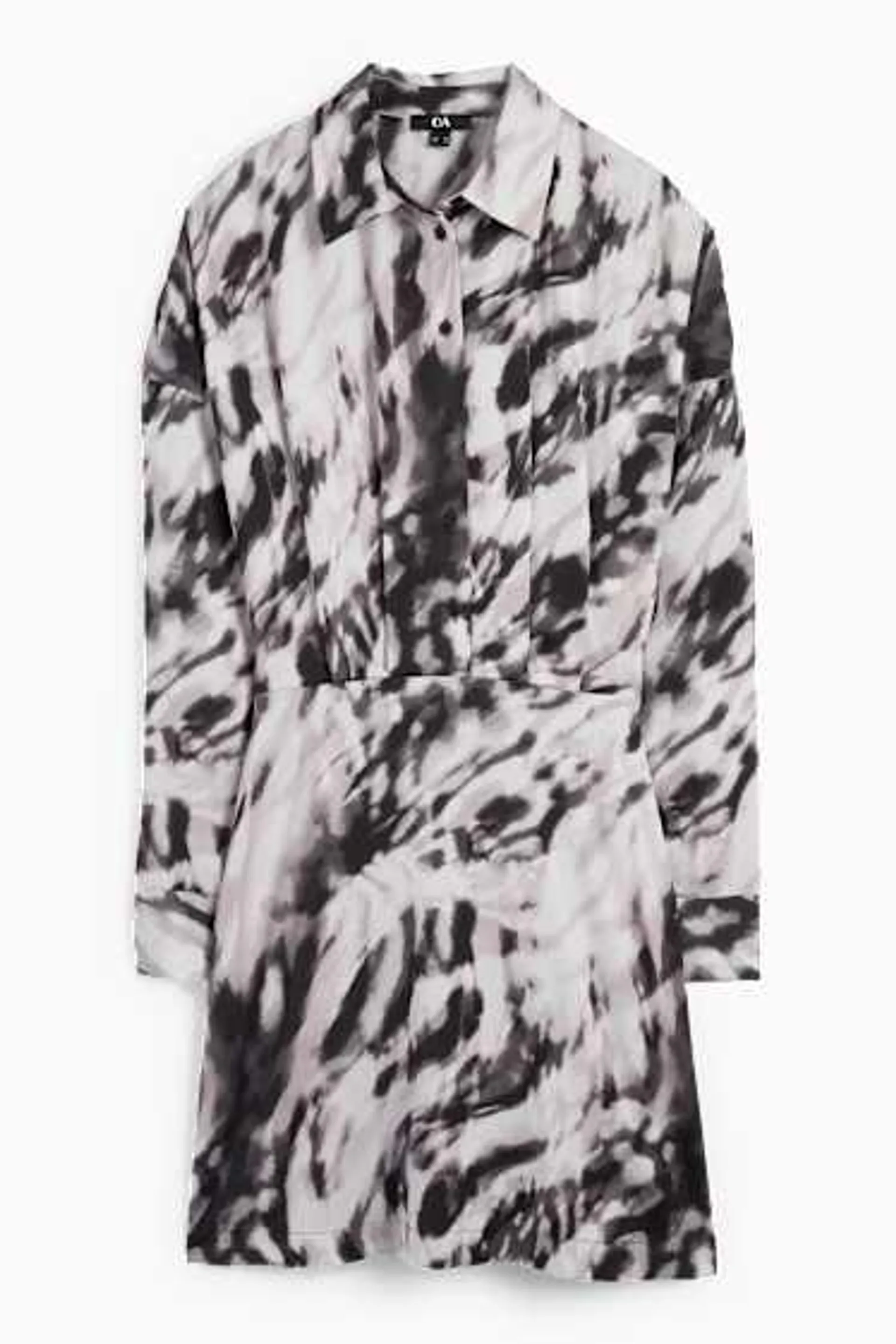 Shirt dress - patterned