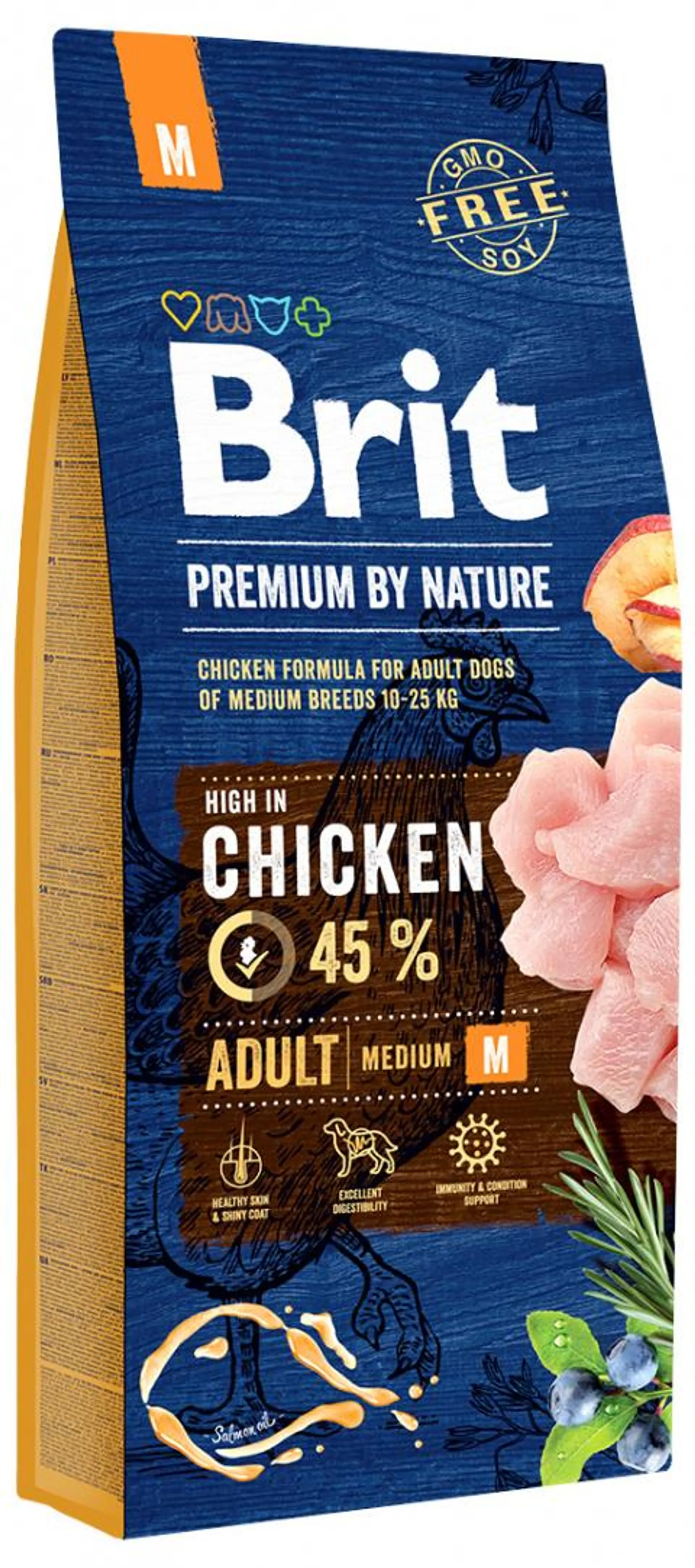 Brit Premium by Nature Adult M 15kg