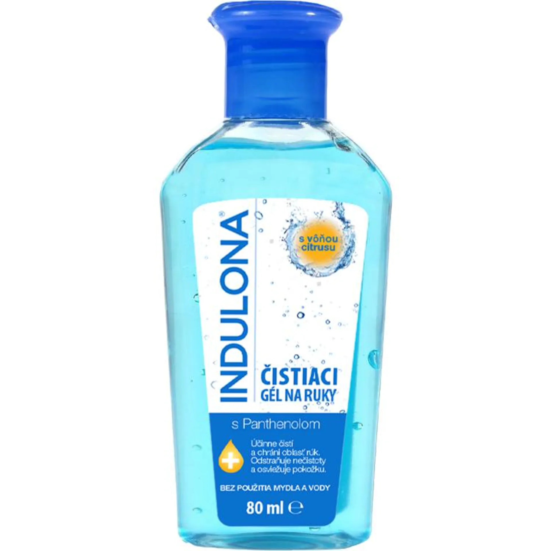 Indulona Panthenol čistící gel na ruce, 80 ml