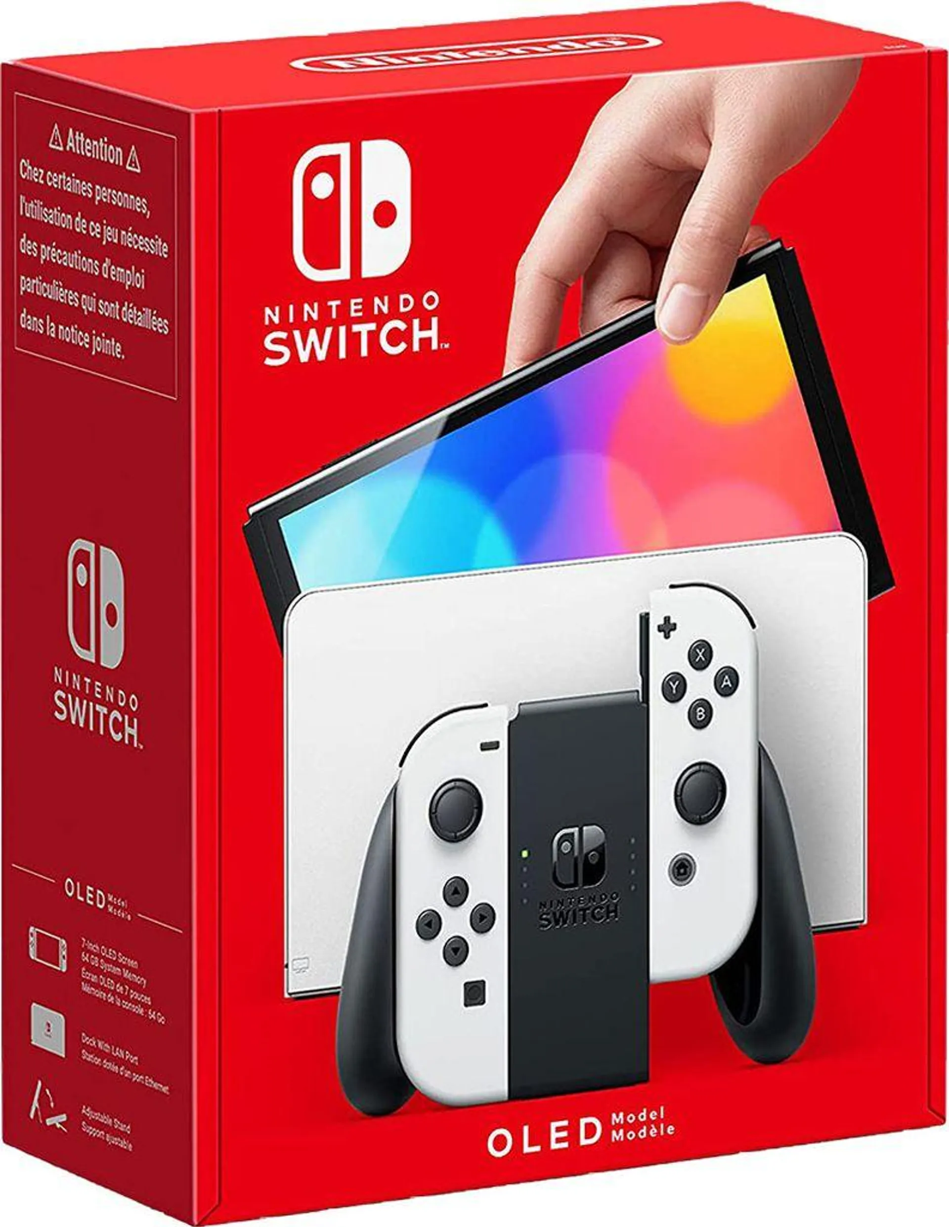 Nintendo Switch OLED - bílý ( JP / HK verze)