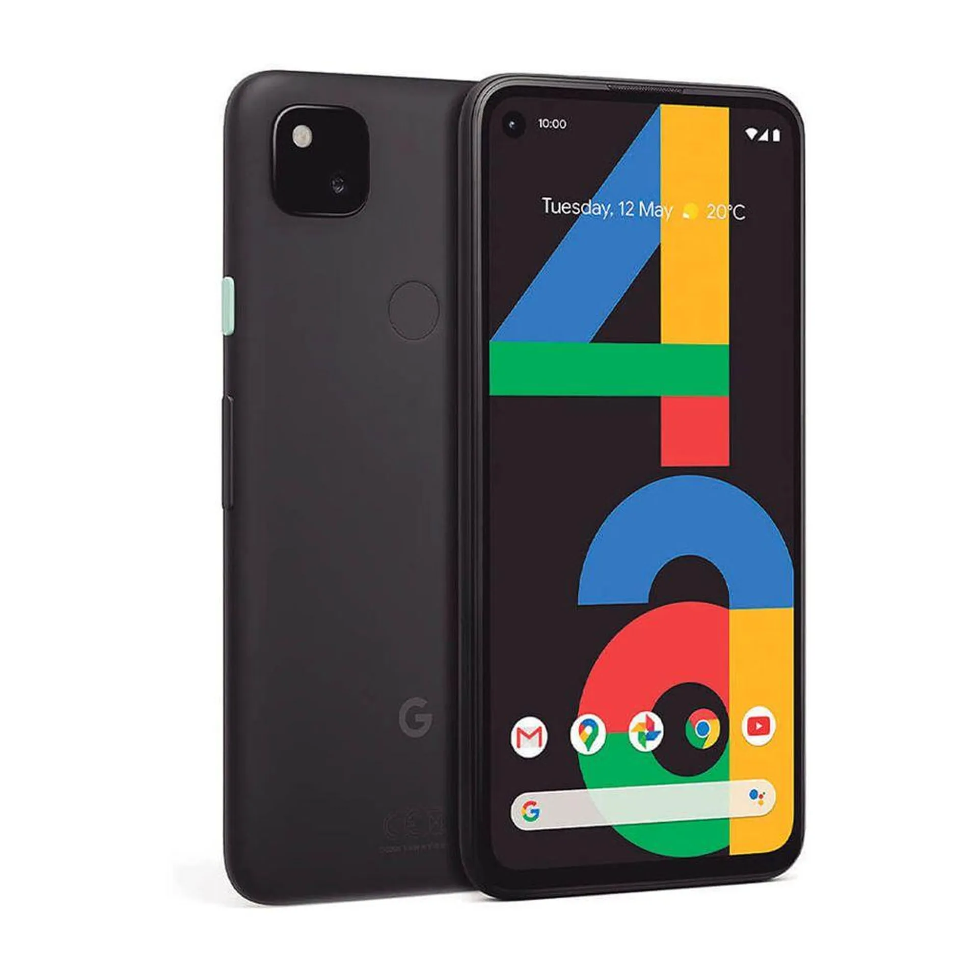 Google Pixel 4a 128 GB s jednou SIM kartou Jen černá zadní část