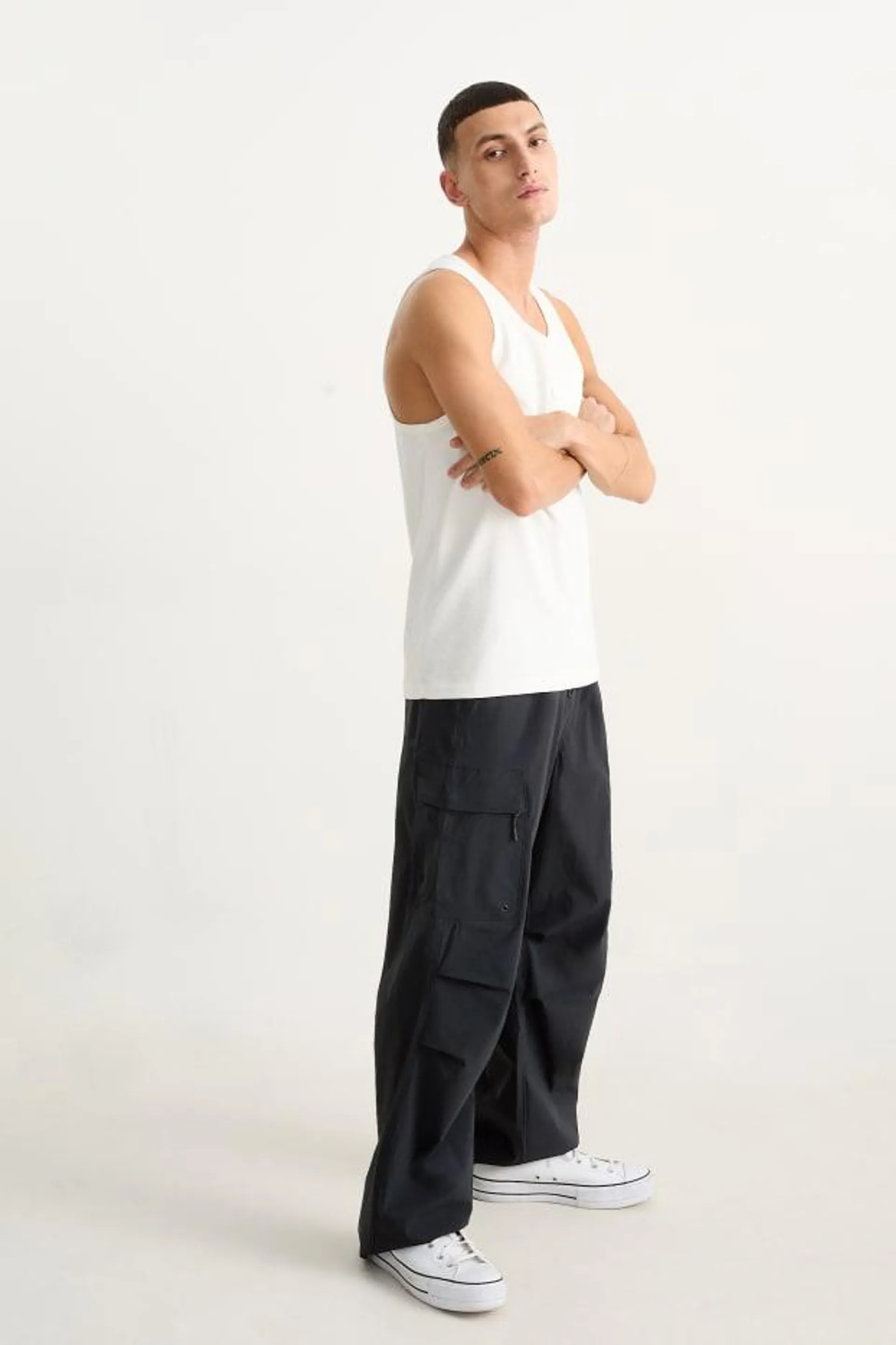 Parachute trousers - regular fit