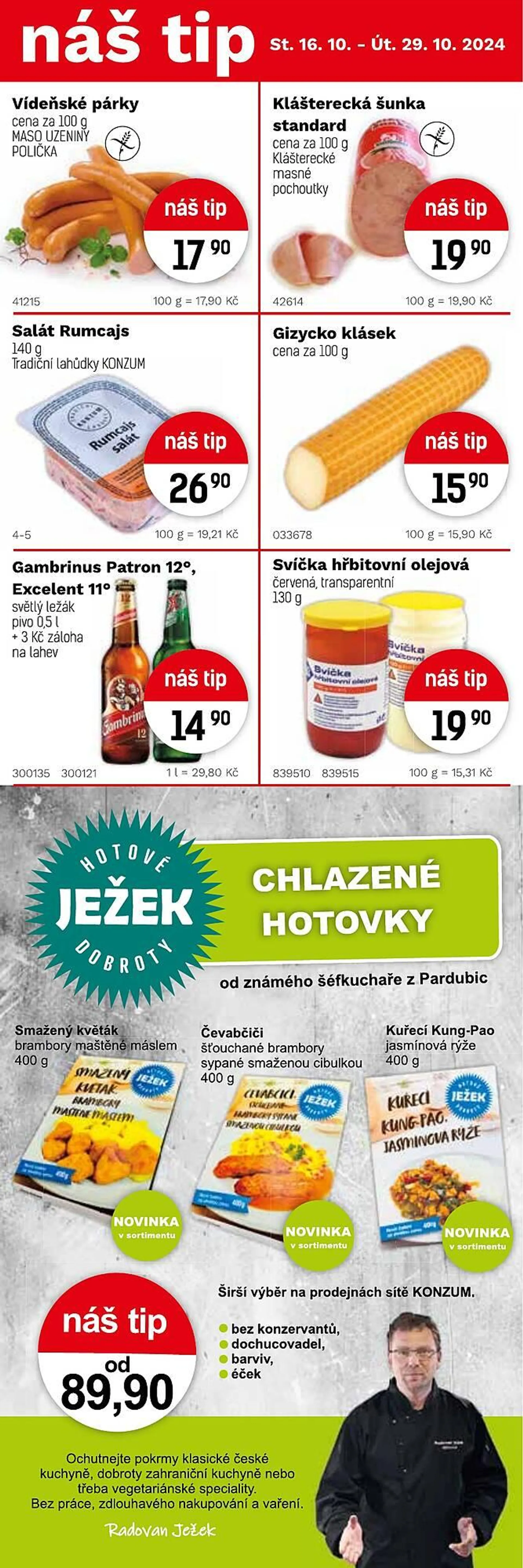 Konzum leták - 16. října 29. října 2024 - Page 2