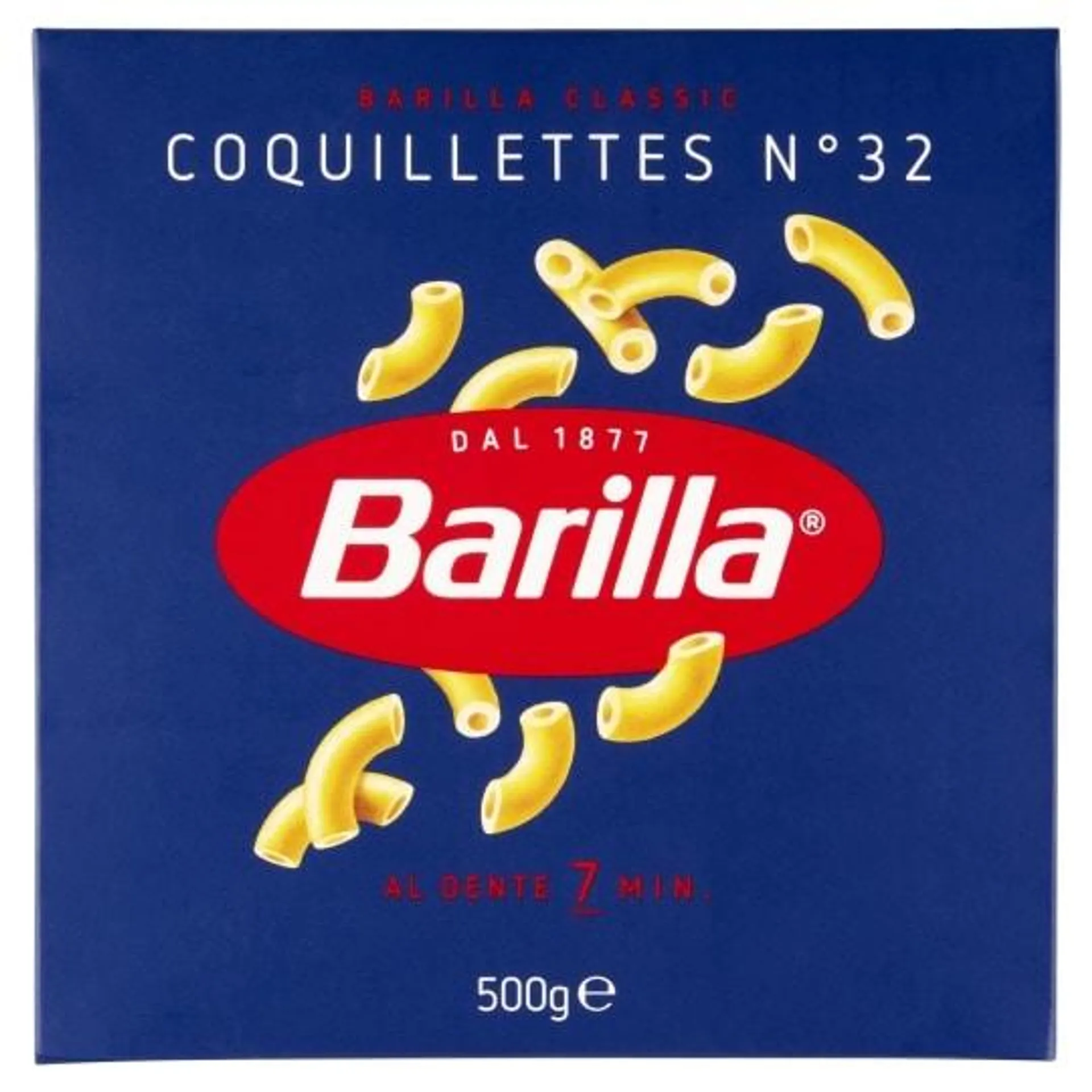 Barilla Coquillettes semolinové těstoviny sušené 500g