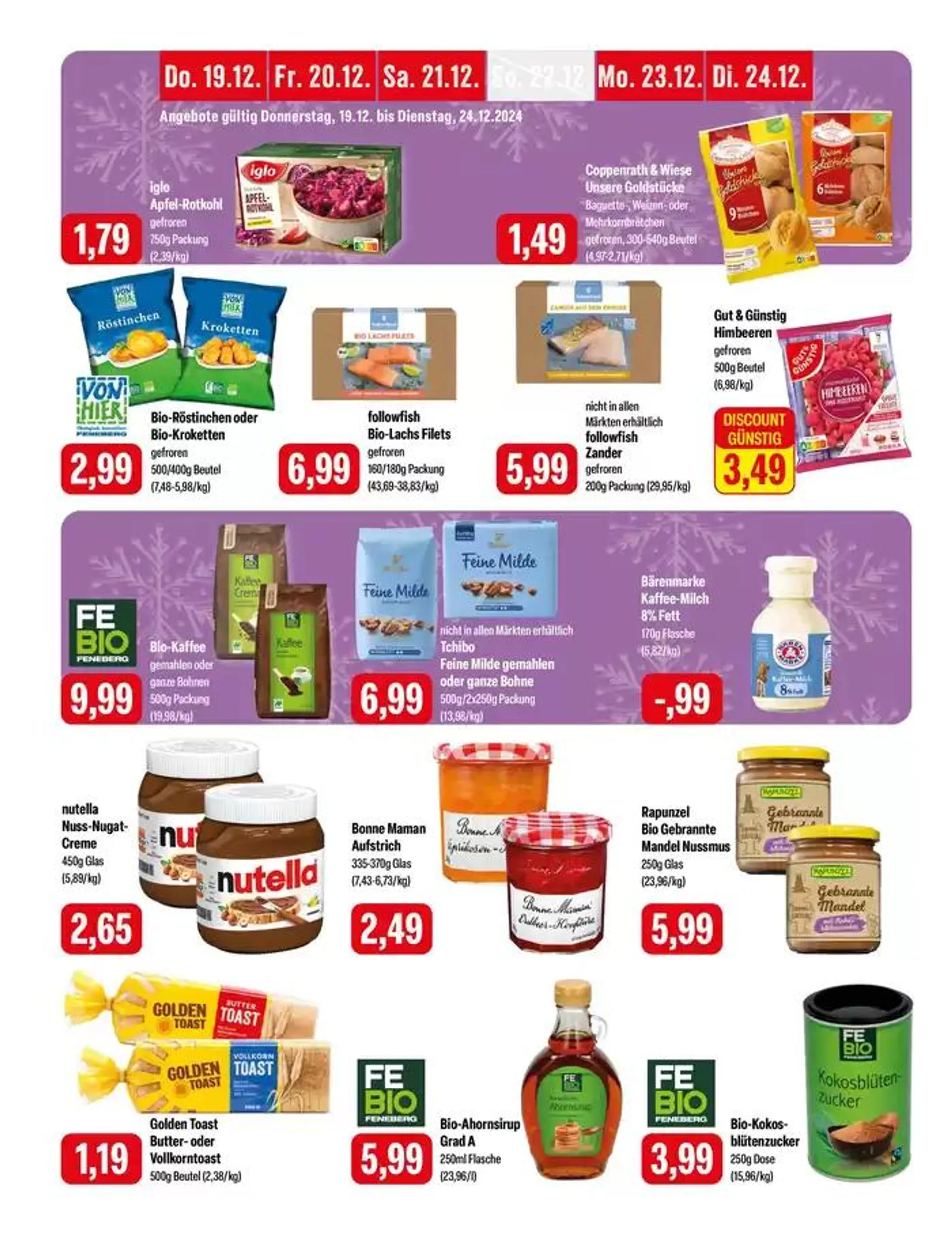 Angebot Feneberg von 19. Dezember bis 24. Dezember 2024 - Prospekt seite 12