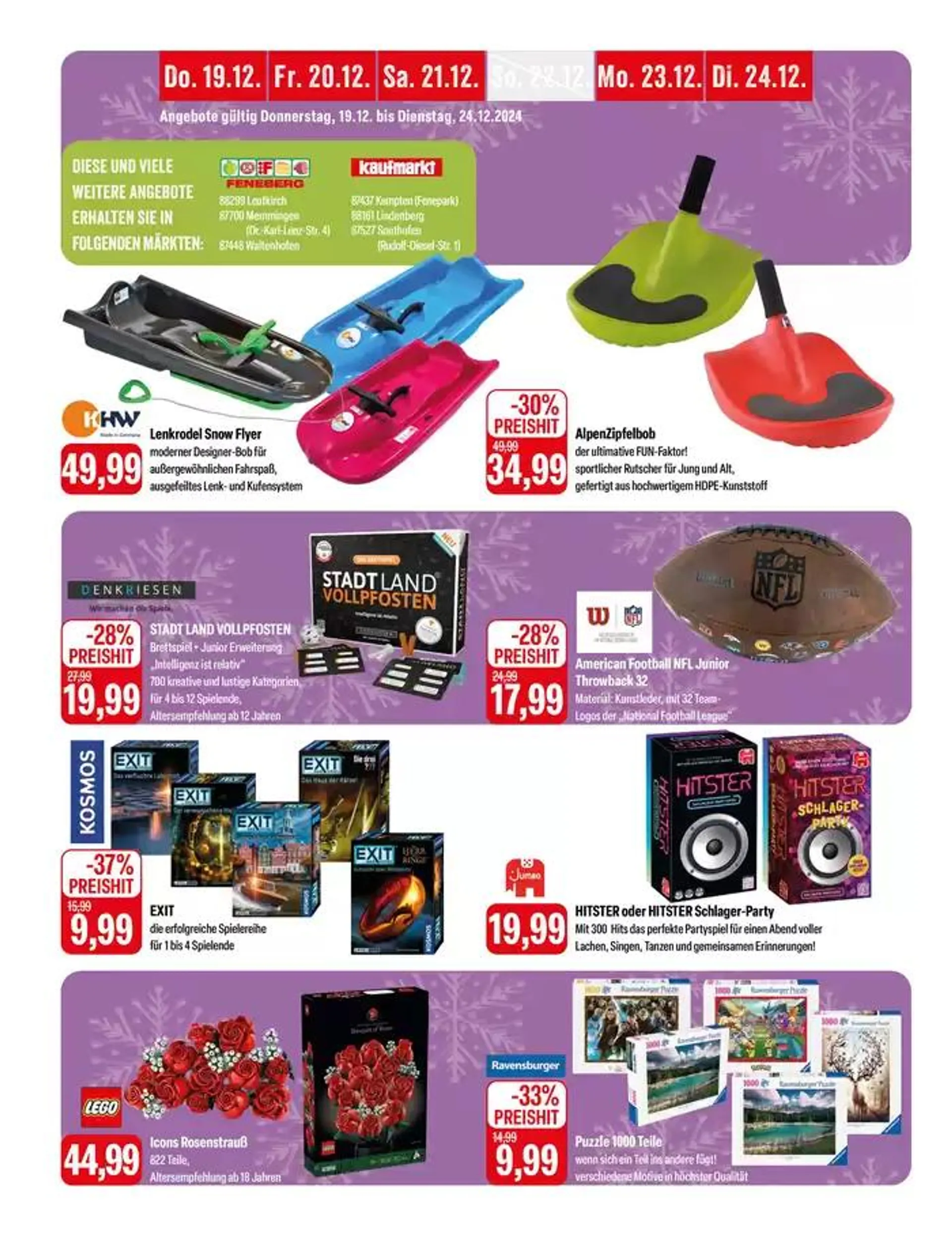 Angebot Feneberg von 19. Dezember bis 24. Dezember 2024 - Prospekt seite 14