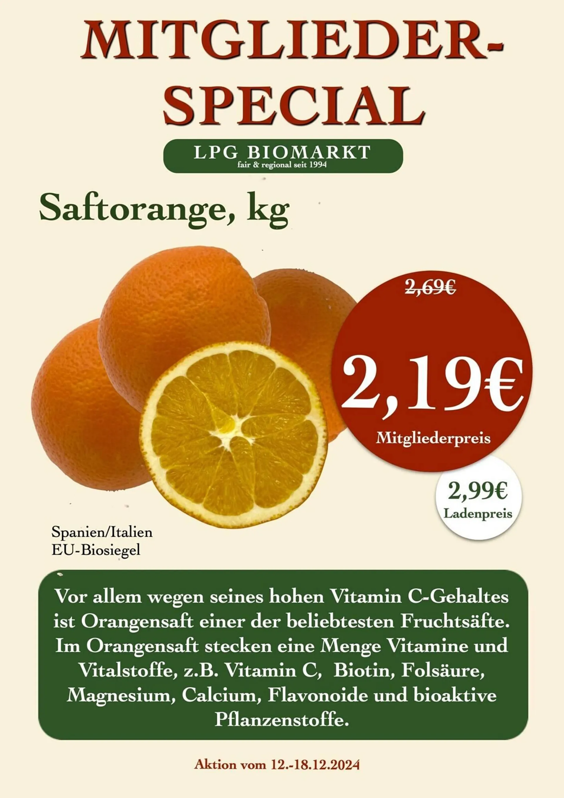 LPG Biomarkt Prospekt von 12. Dezember bis 18. Dezember 2024 - Prospekt seite 5