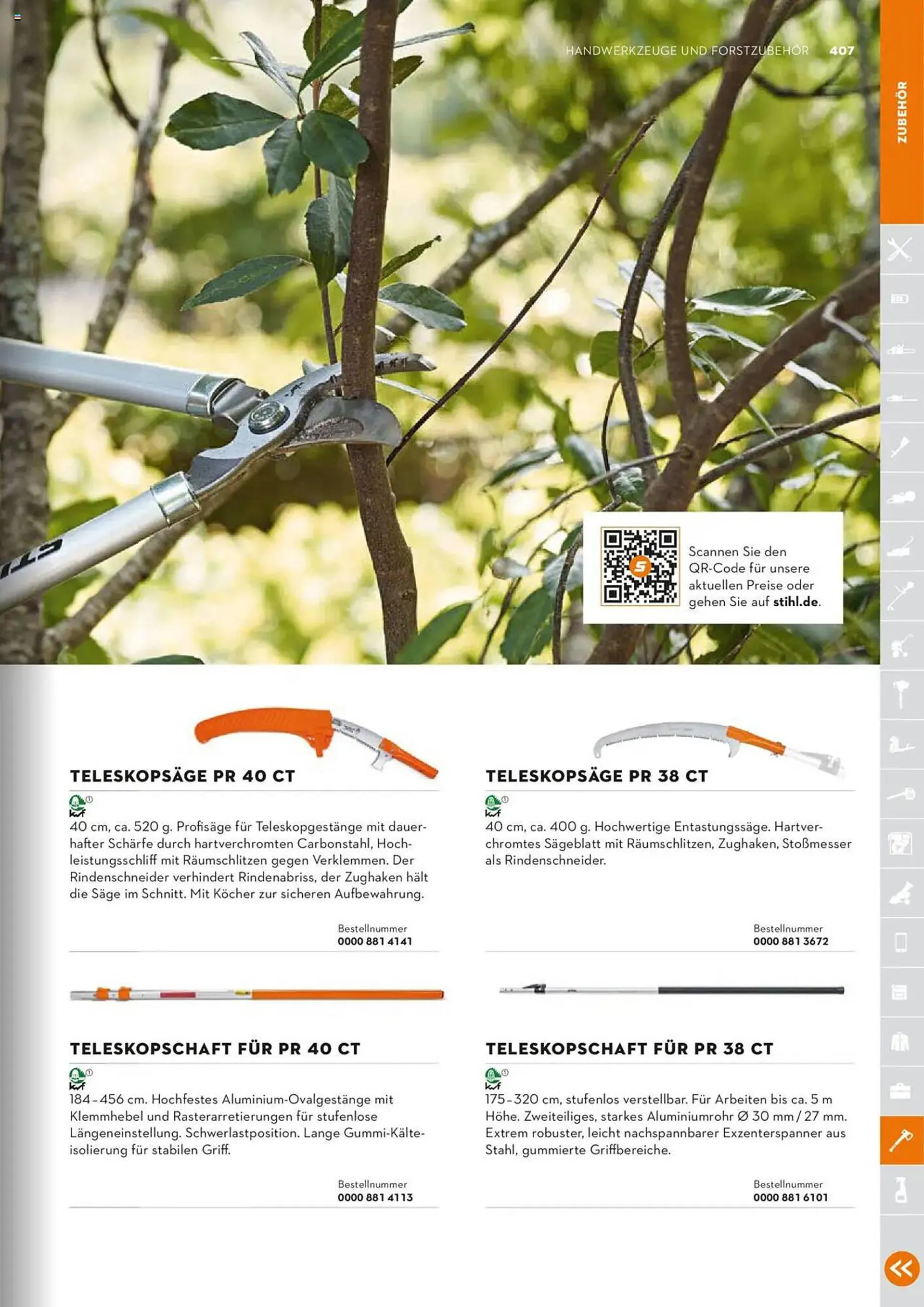 STIHL Prospekt von 1. Januar bis 31. Dezember 2025 - Prospekt seite 407