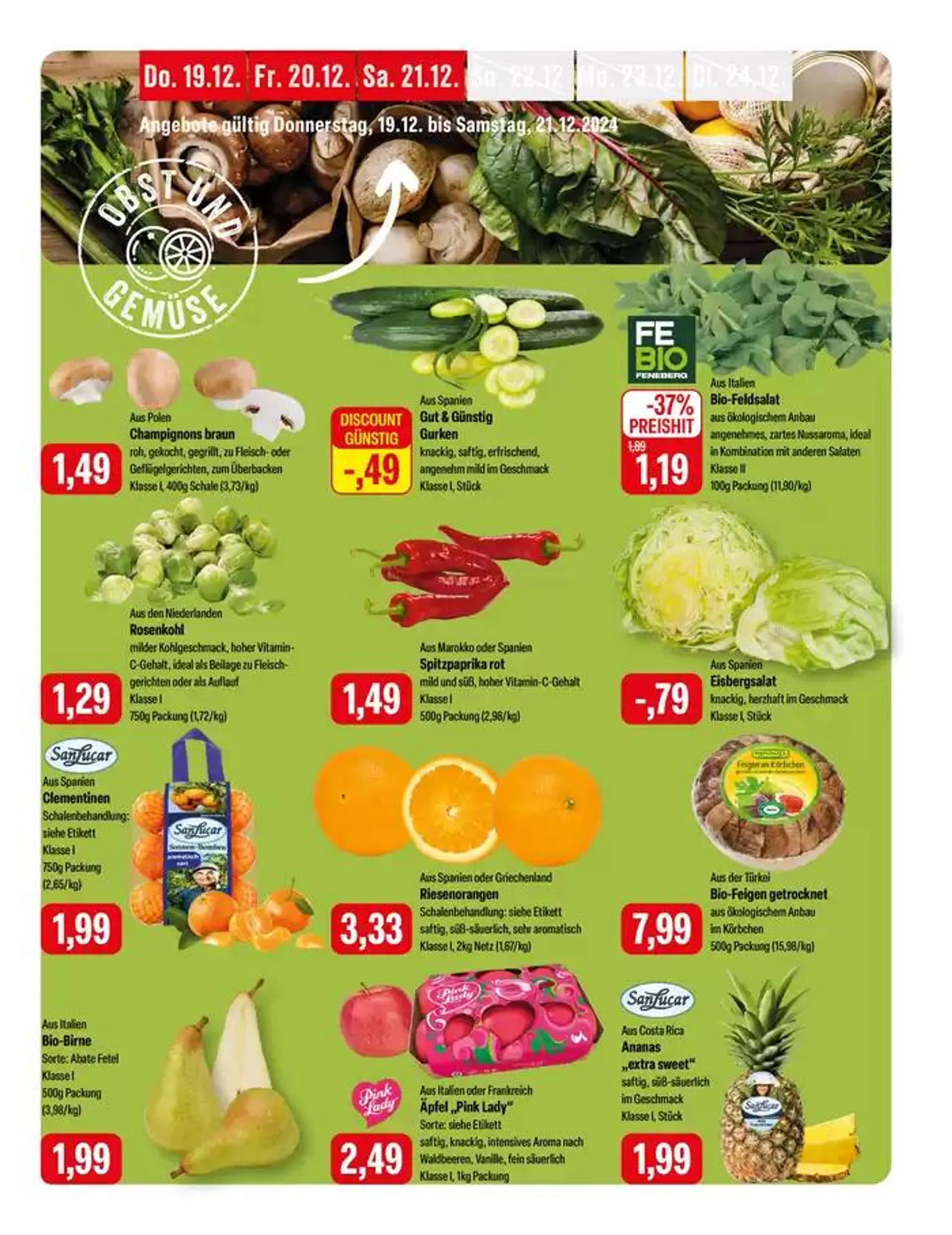 Angebot Feneberg von 19. Dezember bis 24. Dezember 2024 - Prospekt seite 3