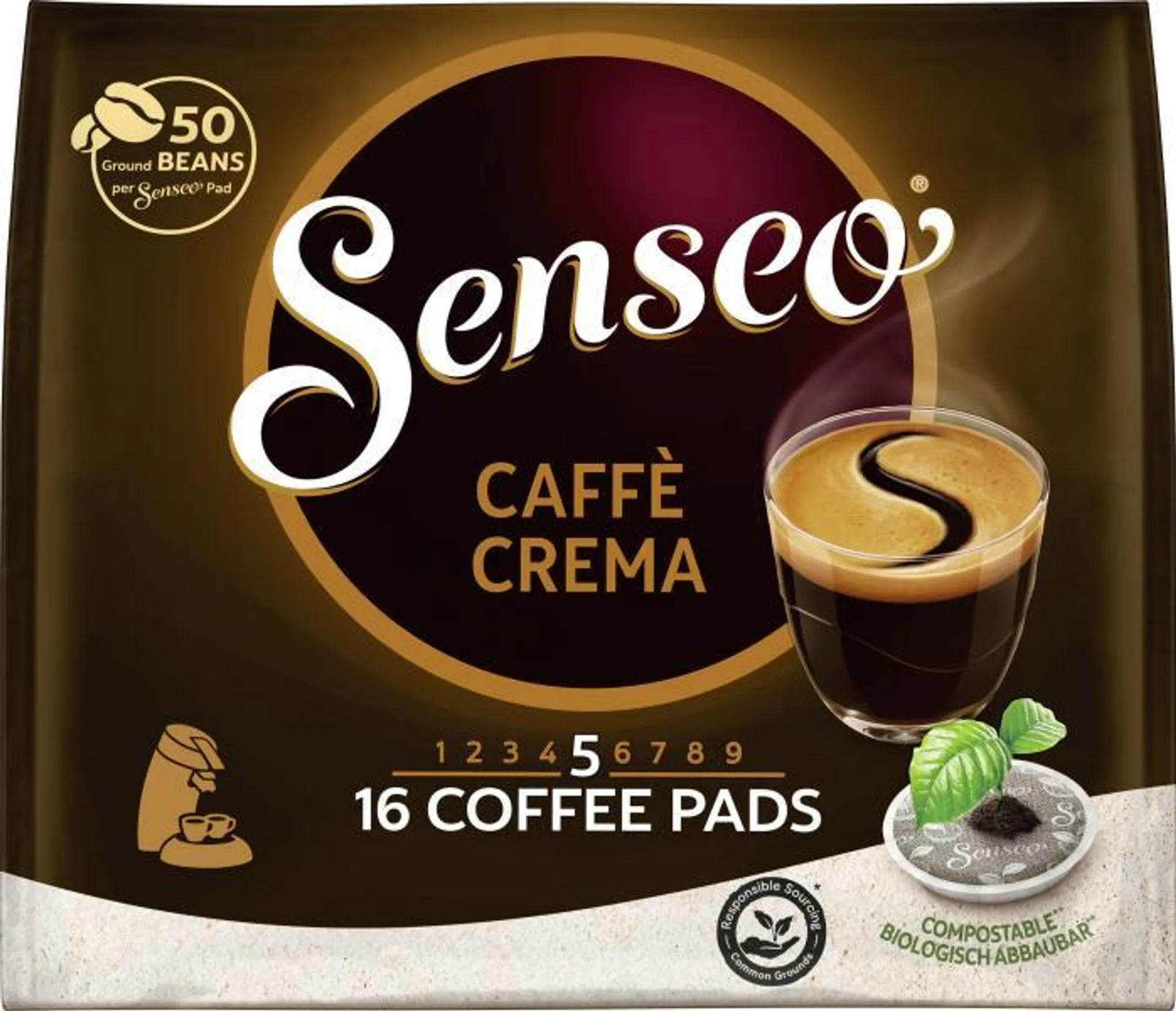 Senseo Pads Caffè Crema, 16 Kaffeepads 111 g