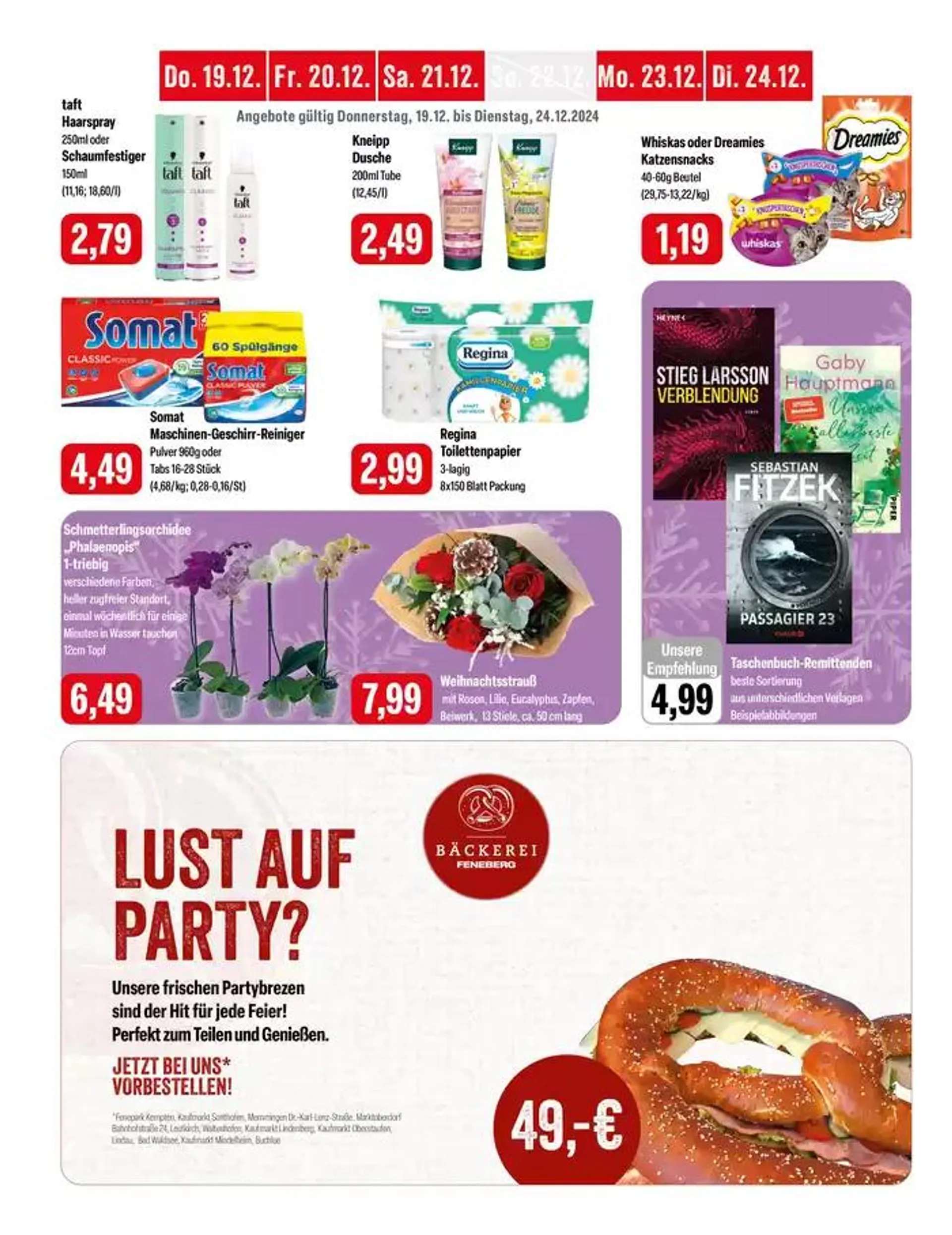 Angebot Feneberg von 19. Dezember bis 24. Dezember 2024 - Prospekt seite 18