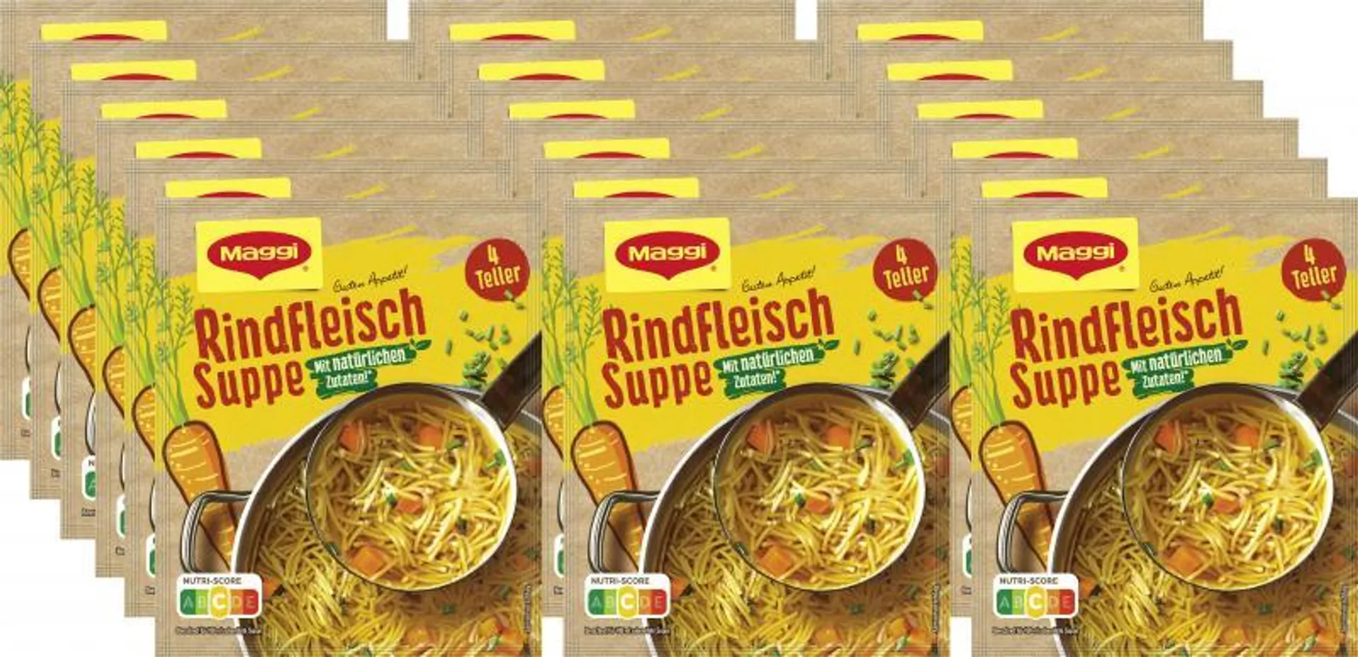 Maggi Guten Appetit Rindfleisch Suppe 18 x 0,09 kg