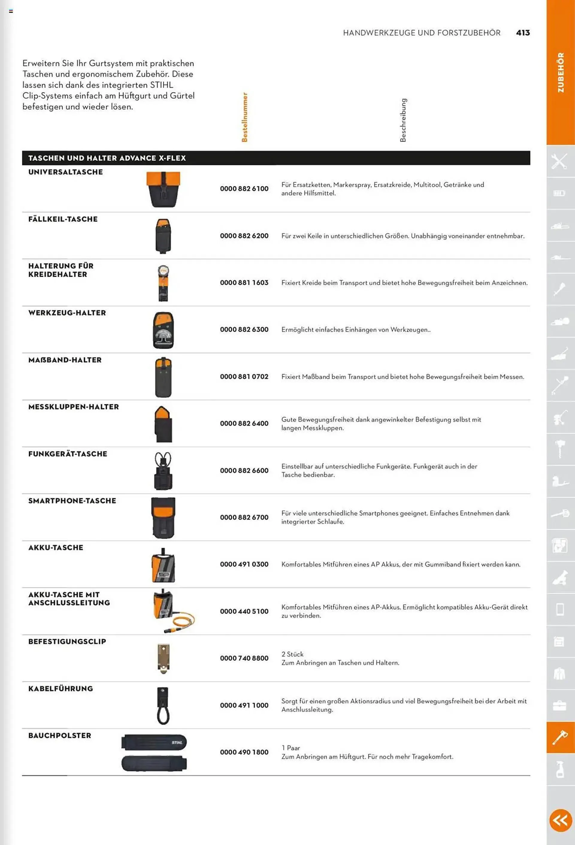 STIHL Prospekt von 1. Januar bis 31. Dezember 2025 - Prospekt seite 413