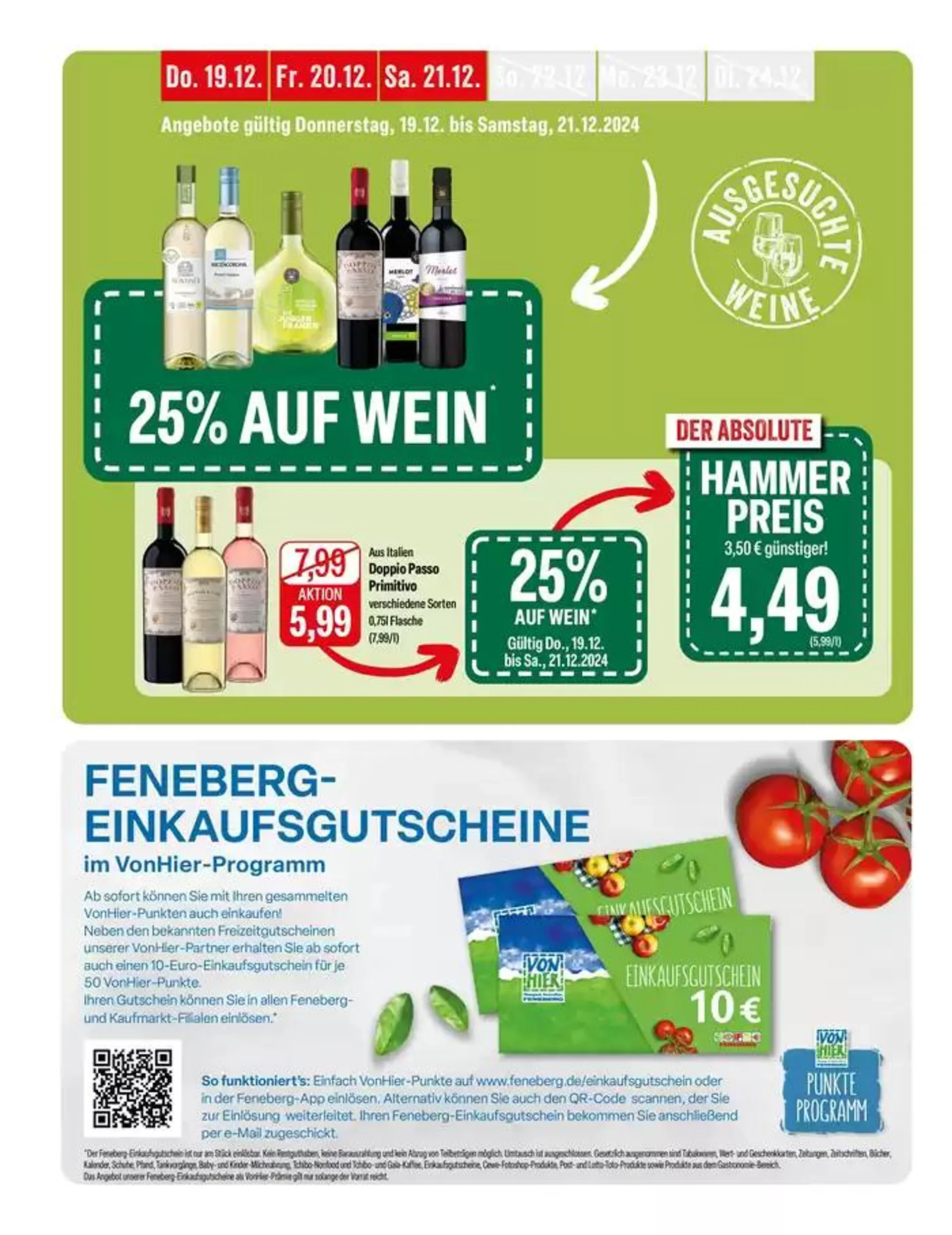 Angebot Feneberg von 19. Dezember bis 24. Dezember 2024 - Prospekt seite 2
