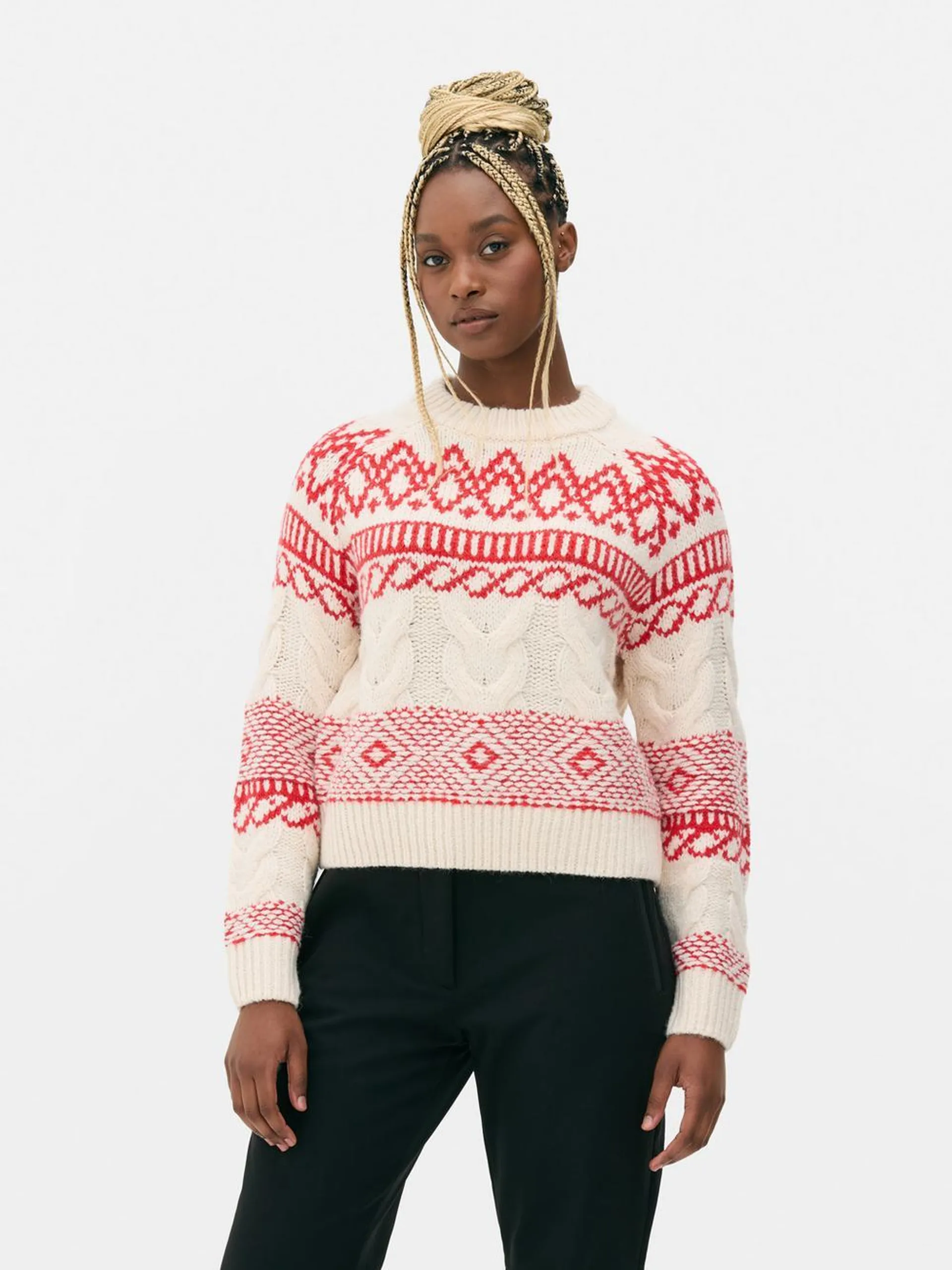 Fair Isle Knit Jumper