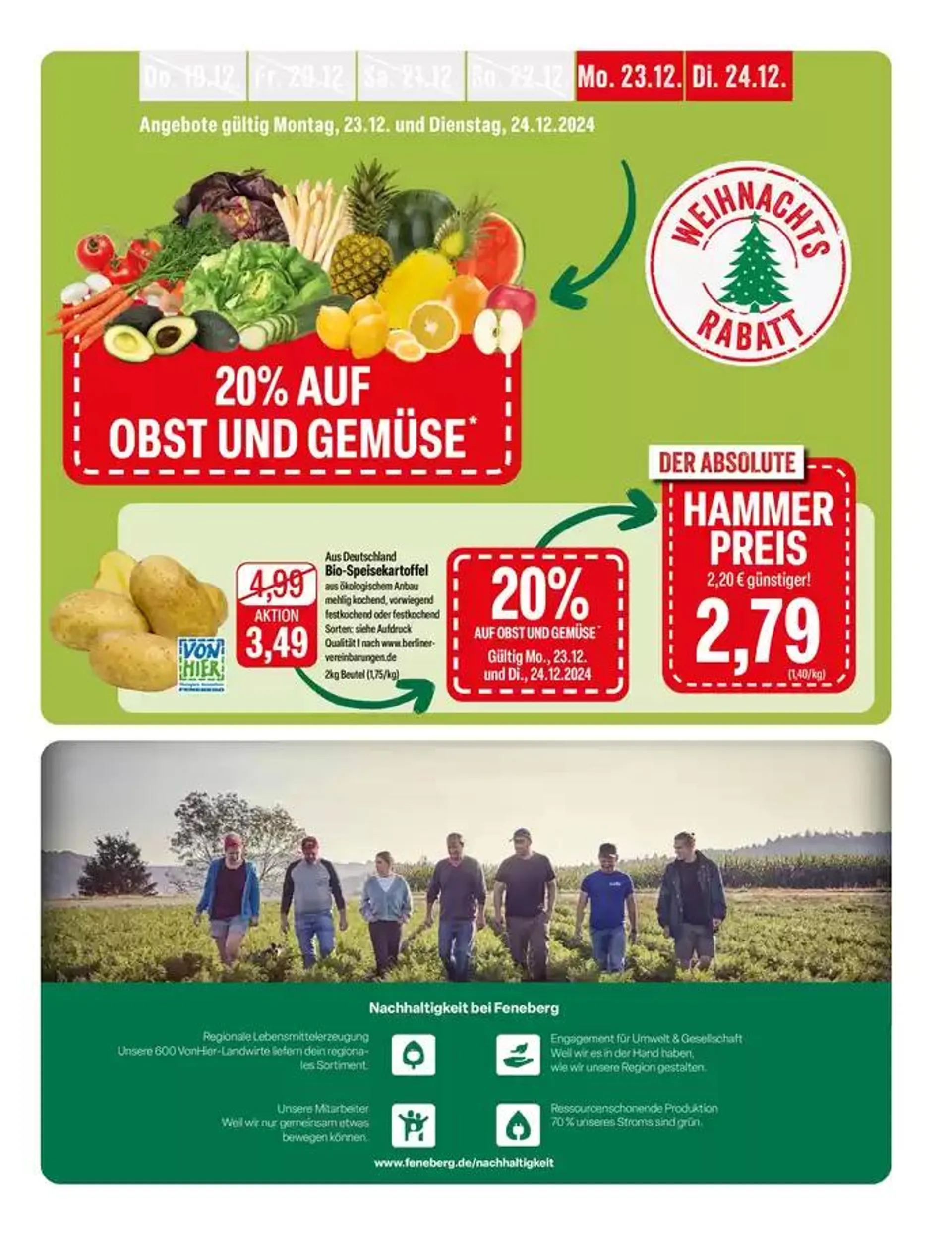 Angebot Feneberg von 19. Dezember bis 24. Dezember 2024 - Prospekt seite 5