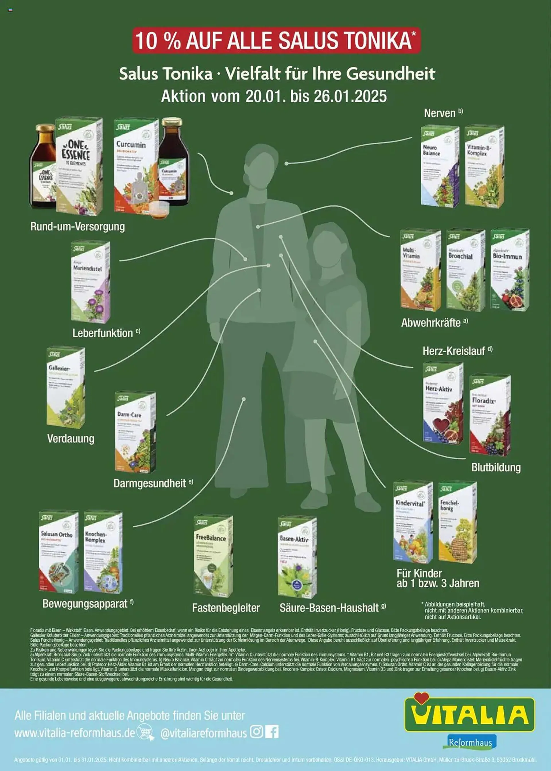 Vitalia Prospekt von 1. Januar bis 31. Januar 2025 - Prospekt seite 8