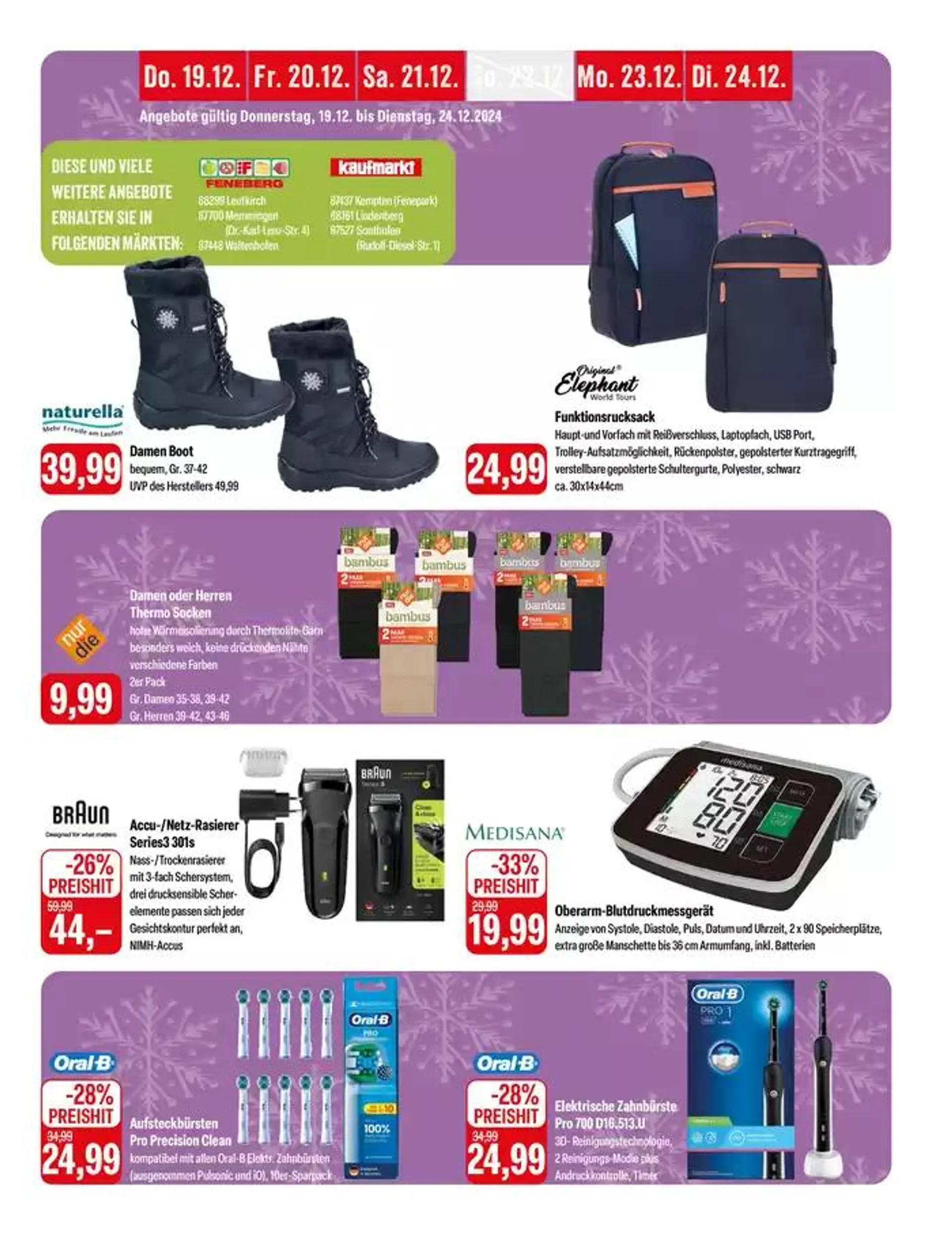 Angebot Feneberg von 19. Dezember bis 24. Dezember 2024 - Prospekt seite 15