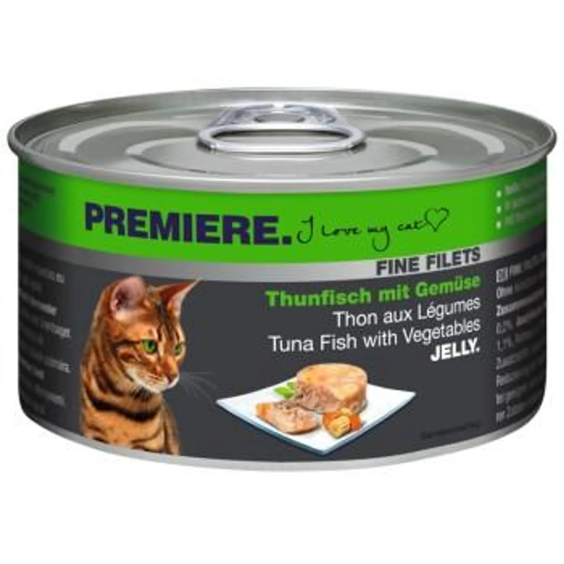 PREMIERE Fine Filets Thunfisch mit Gemüse 12x100 g