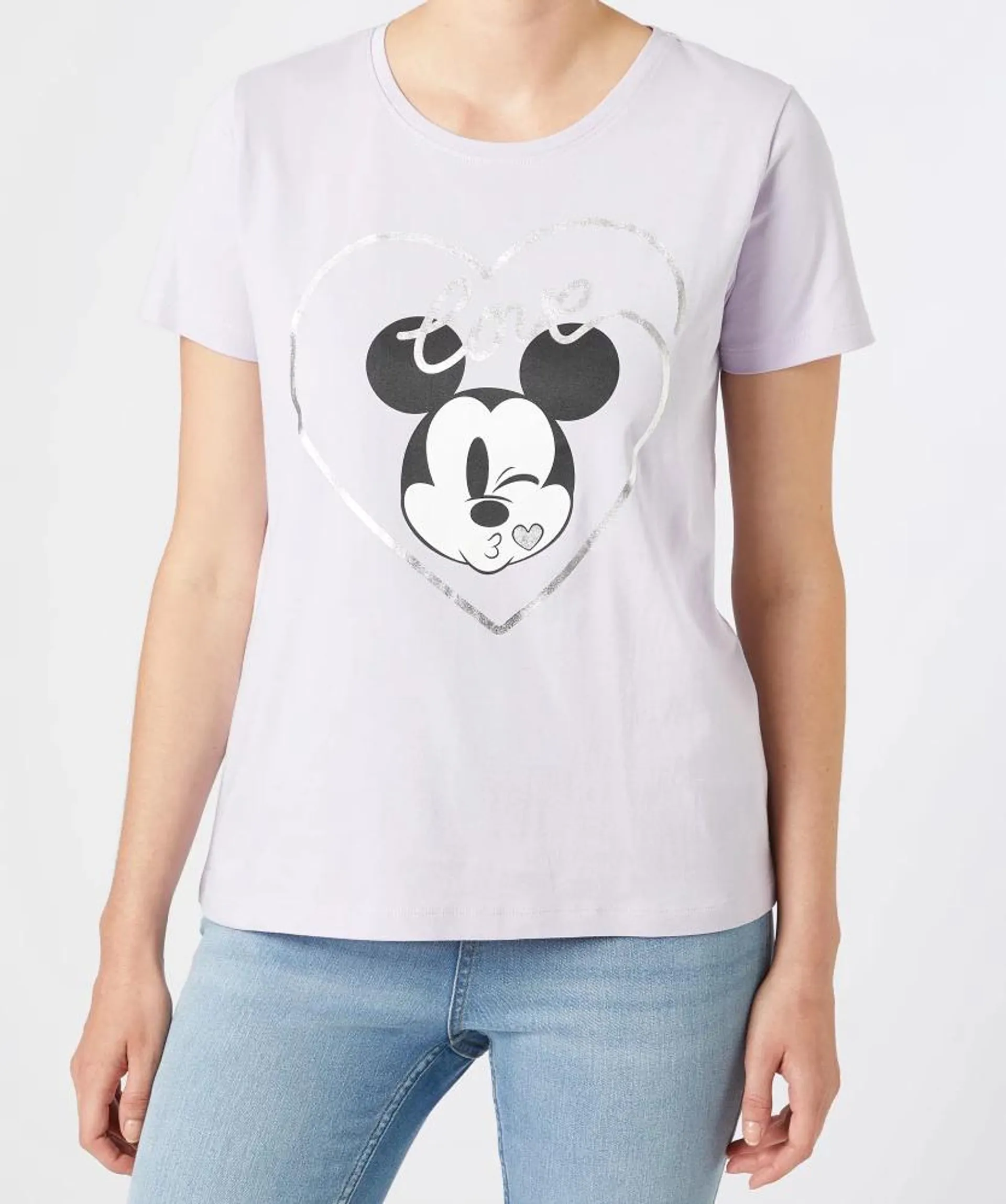 Mickey Mouse T-Shirt Disney, Rundhalsausschnitt